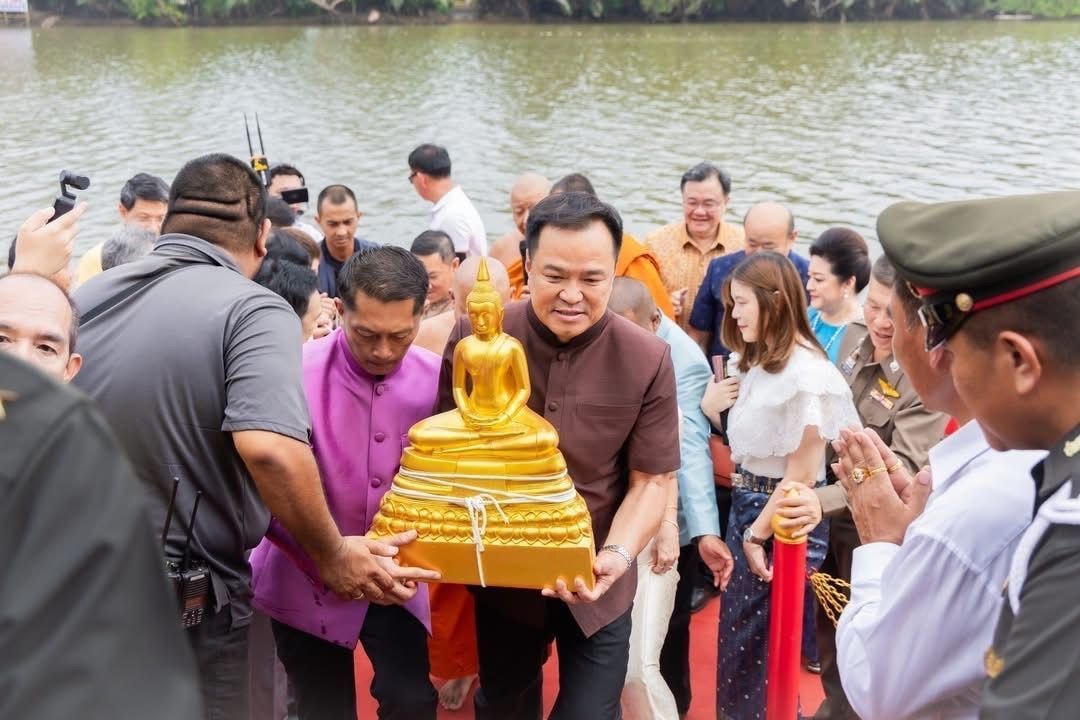 กปภ.สาขาฉะเชิงเทรา ร่วมให้การต้อนรับ นายอนุทิน ชาญวีรกูล รองนายกรัฐมนตรีเเละรัฐมนตรีว่าการกระทรวงมหาดไทย ในพิธีย้อนตำนาน 255 ปีอัญเชิญหลวงพ่อโสธรขึ้นจากแม่น้ำบางปะกง