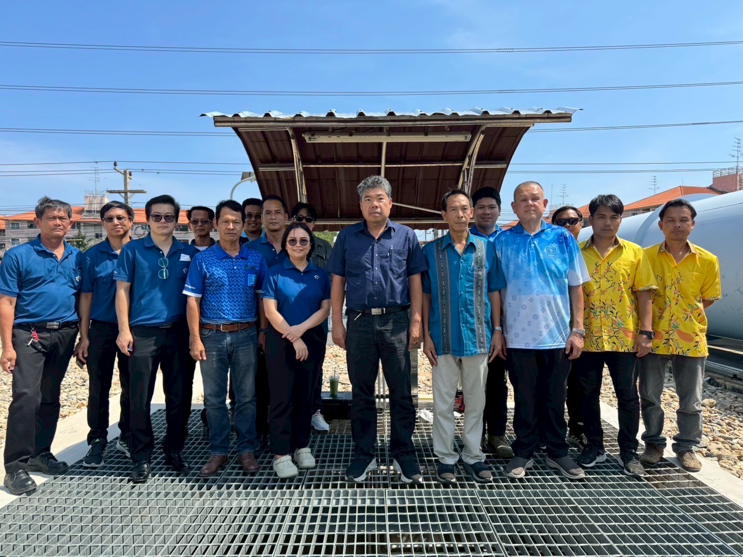 กปภ.สาขาอ้อมน้อย ร่วมทดสอบความเที่ยงตรงของมาตรวัดน้ำหลักและตรวจสอบแก้ไขมาตรวัดน้ำหลัก A สถานีจ่ายน้ำมหาชัย (SS3)