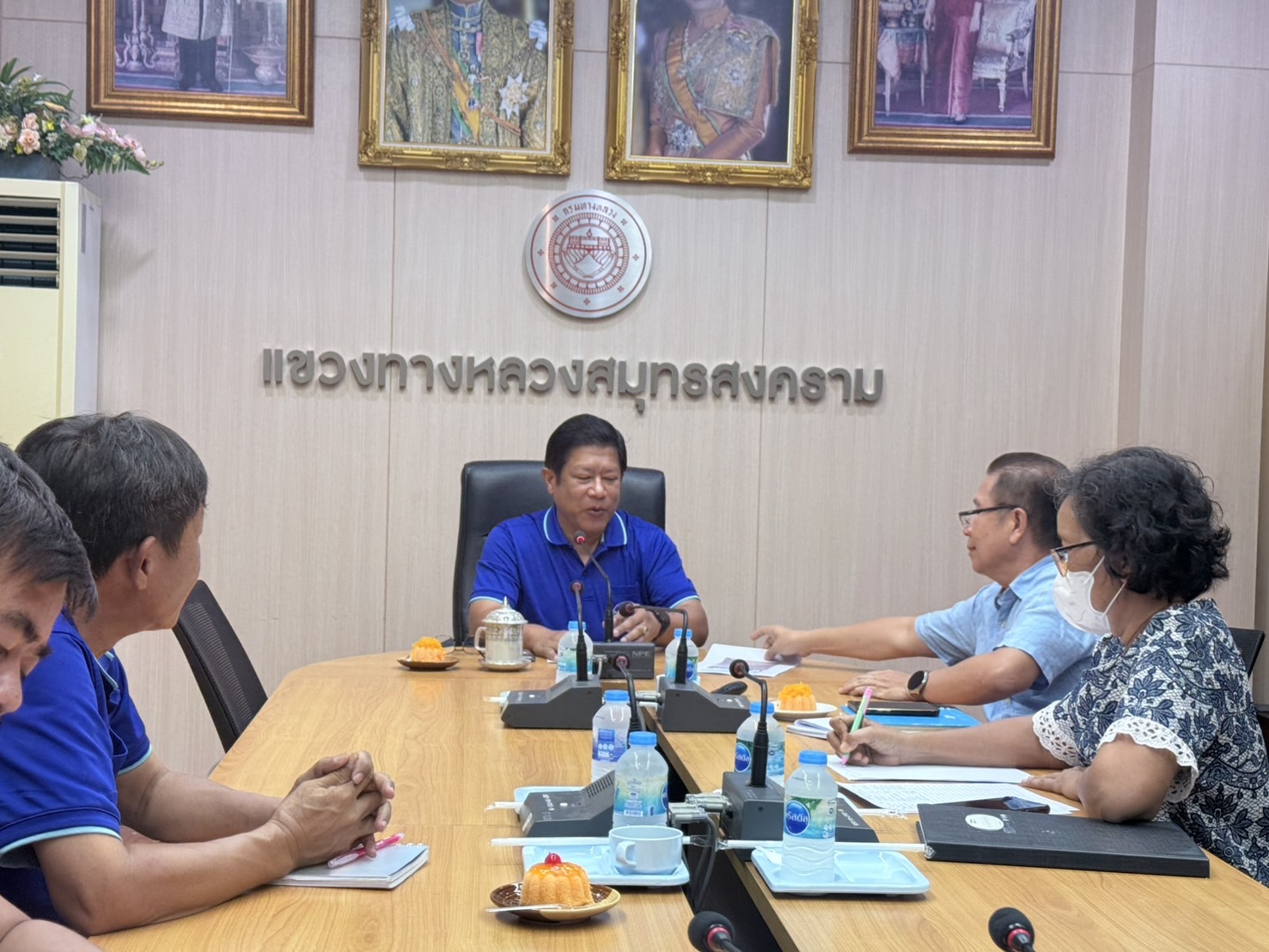 กปภ.สาขาปากท่อ เข้าร่วมประชุม โครงการก่อสร้างโครงข่ายทางหลวงแผ่นดิน ปีงบประมาณ 2568