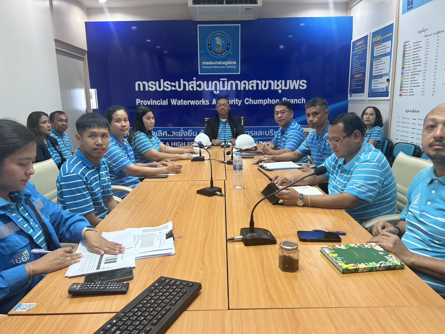 การประปาส่วนภูมิภาคสาขาชุมพร จัดประชุม สนทนายามเช้า ครั้งที่ 7/2568