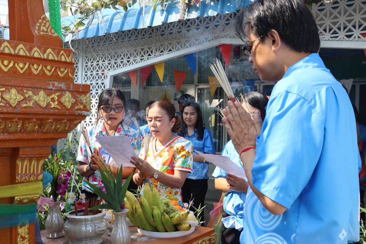 กปภ.สาขามหาสารคาม จัดพิธีทำบุญถวายเพลพระ เพื่อความเป็นสิริมงคล สร้างขวัญกำลังใจ ในการปฏิบัติงาน