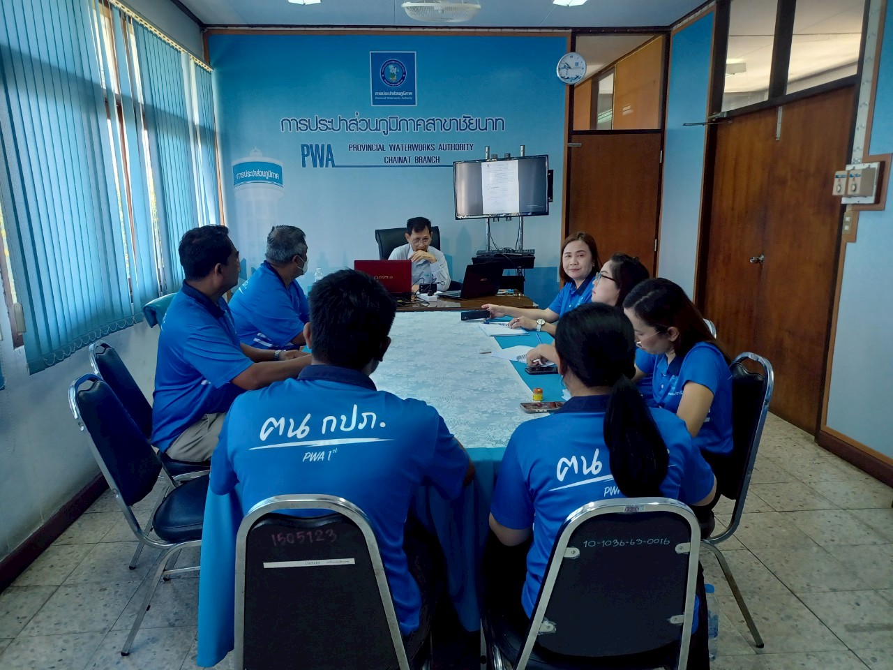 กปภ.สาขาชัยนาท  จัดกิจกรรมสนทนายามเช้า (Morning talk) ประจำเดือน พฤษภาคม 2568