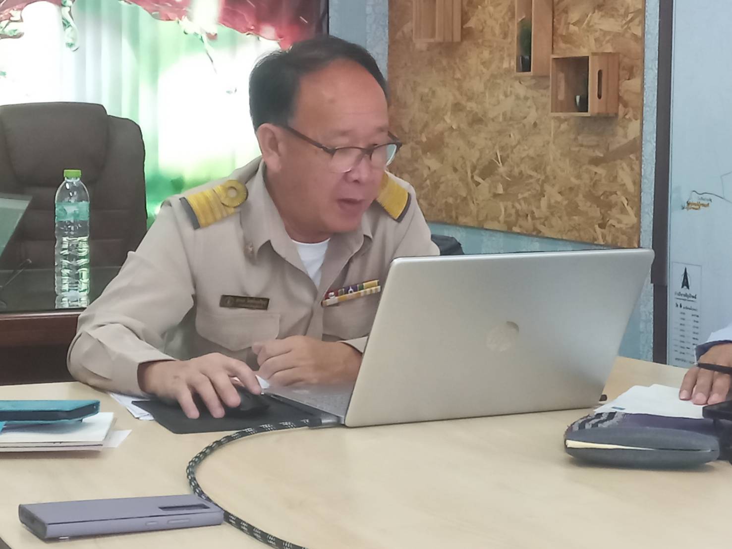 กปภ. สาขาเลาขวัญ  จัดกิจกรรมสนทนายามเช้า (Morning Talk) ประจำเดือน เมษายน  2568  ครั้งที่  7/2568  ณ   ห้องประชุมเลาขวัญ