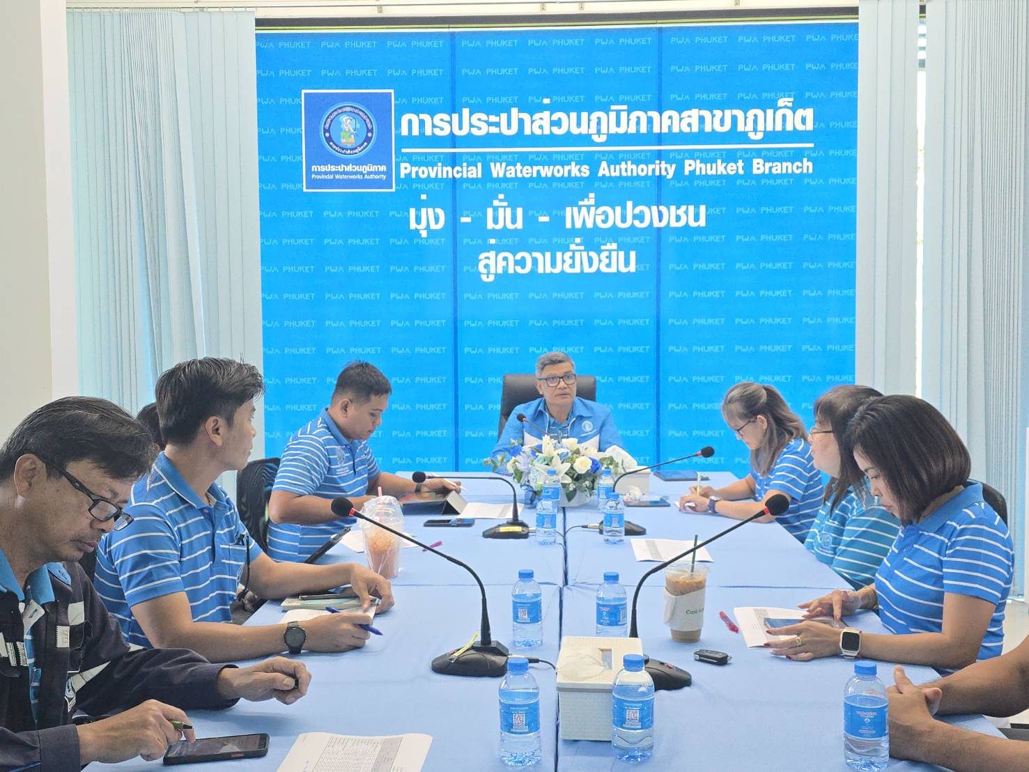 กปภ.สาขาภูเก็ต จัดกิจกรรมสนทนายามเช้า (Morning Talk) ครั้งที่ 7/2568 ประจำเดือน เมษายน 2568