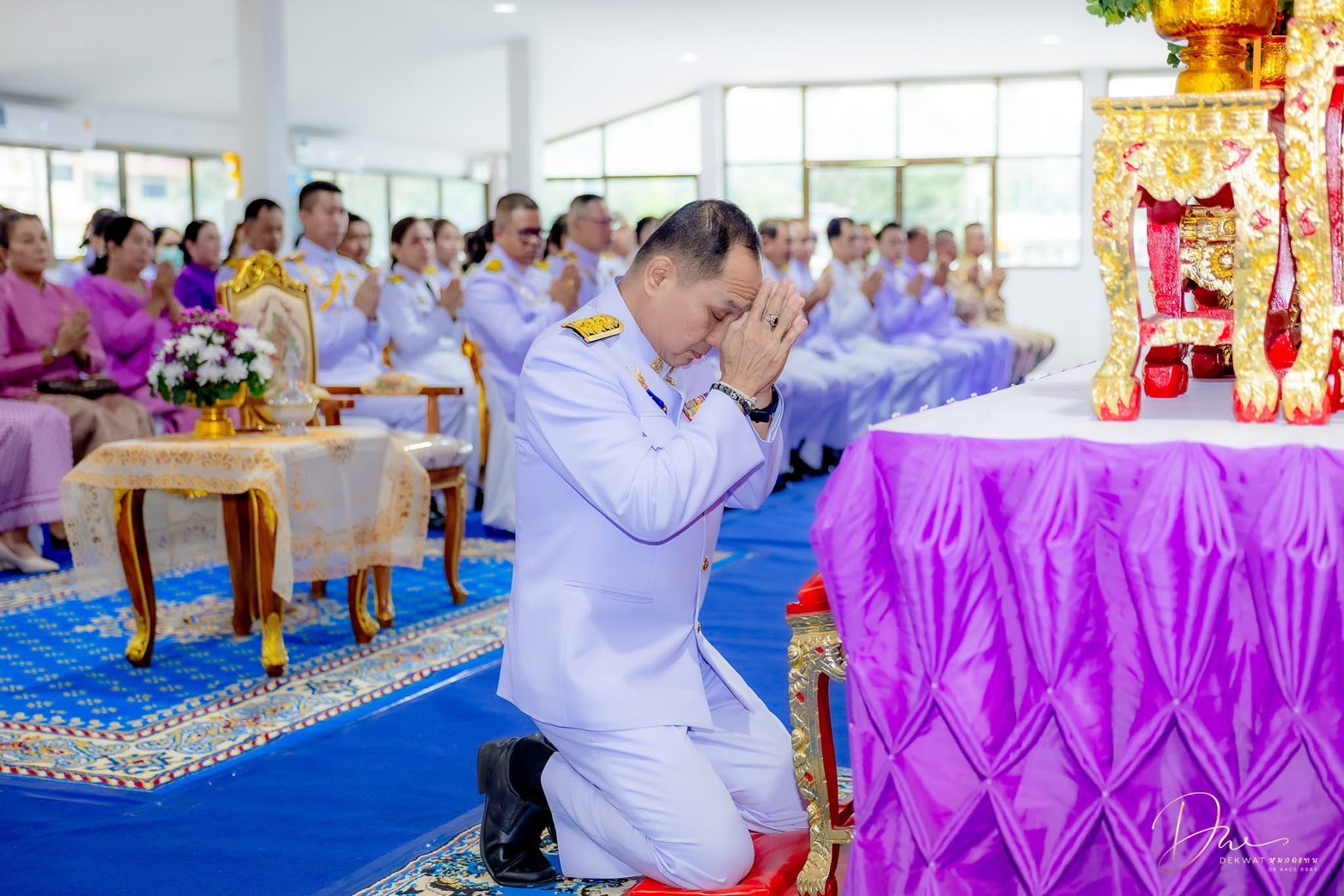 การประปาส่วนภูมิภาคสาขาเกาะพะงัน ร่วมพิธีทำบุญตักบาตรถวายพระราชกุศล วันเฉลิมพระชนมพรรษา สมเด็จพระนางเจ้า ฯ พระบรมราชินี