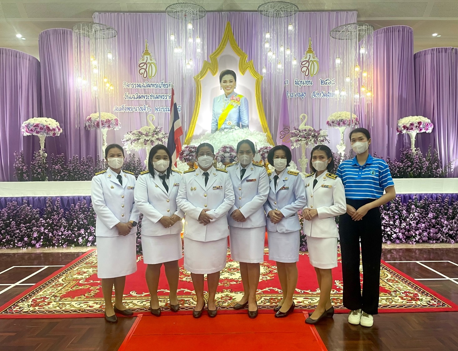 กปภ.สาขาขลุง เข้าร่วมพิธีทำบุญตักบาตรถวายพระราชกุศล เนื่องในกิจกรรมเฉลิมพระเกียรติสมเด็จพระนางเจ้าสุทิดา พัชรสุธาพิมลลักษณ พระบรมราชินี เนื่องในโอกาสวันเฉลิมพระชนมพรรษา 3 มิถุนายน 2568
