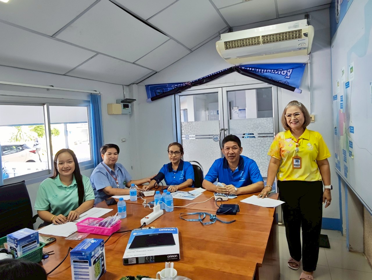 กปภ.สาขากาญจนดิษฐ์ ตรวจสุขภาพประจำปี 2568