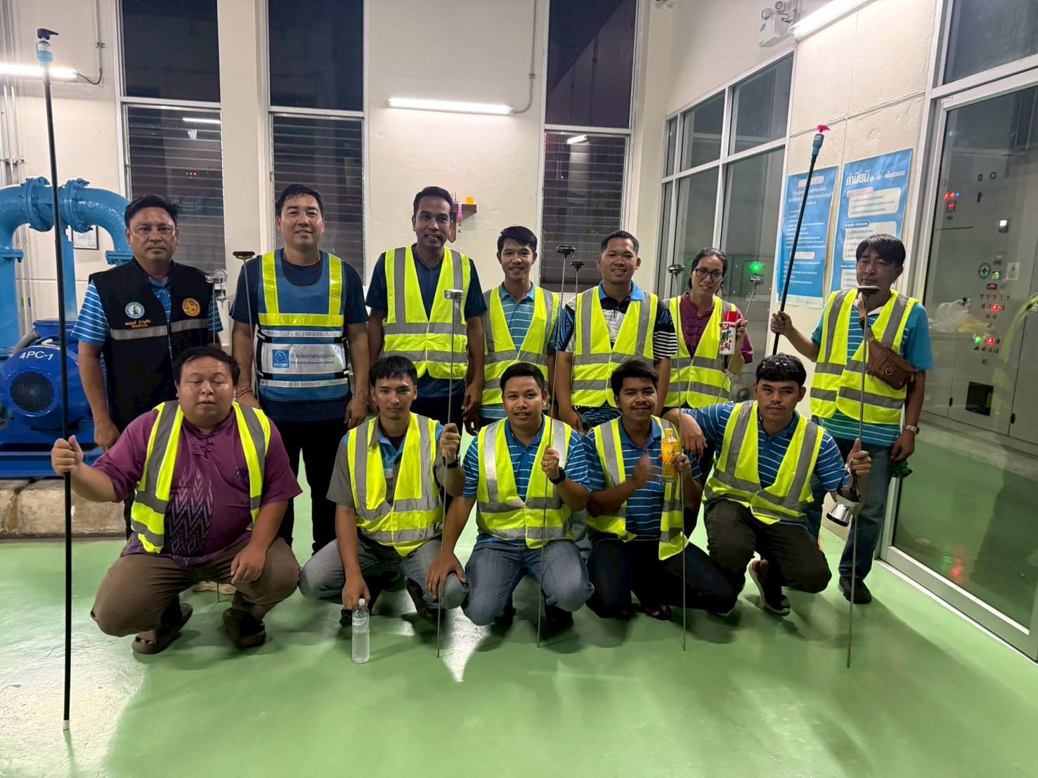 กปภ.สาขาท่ามะกาลงพื้นที่สำรวจหาท่อแตกท่อรั่ว