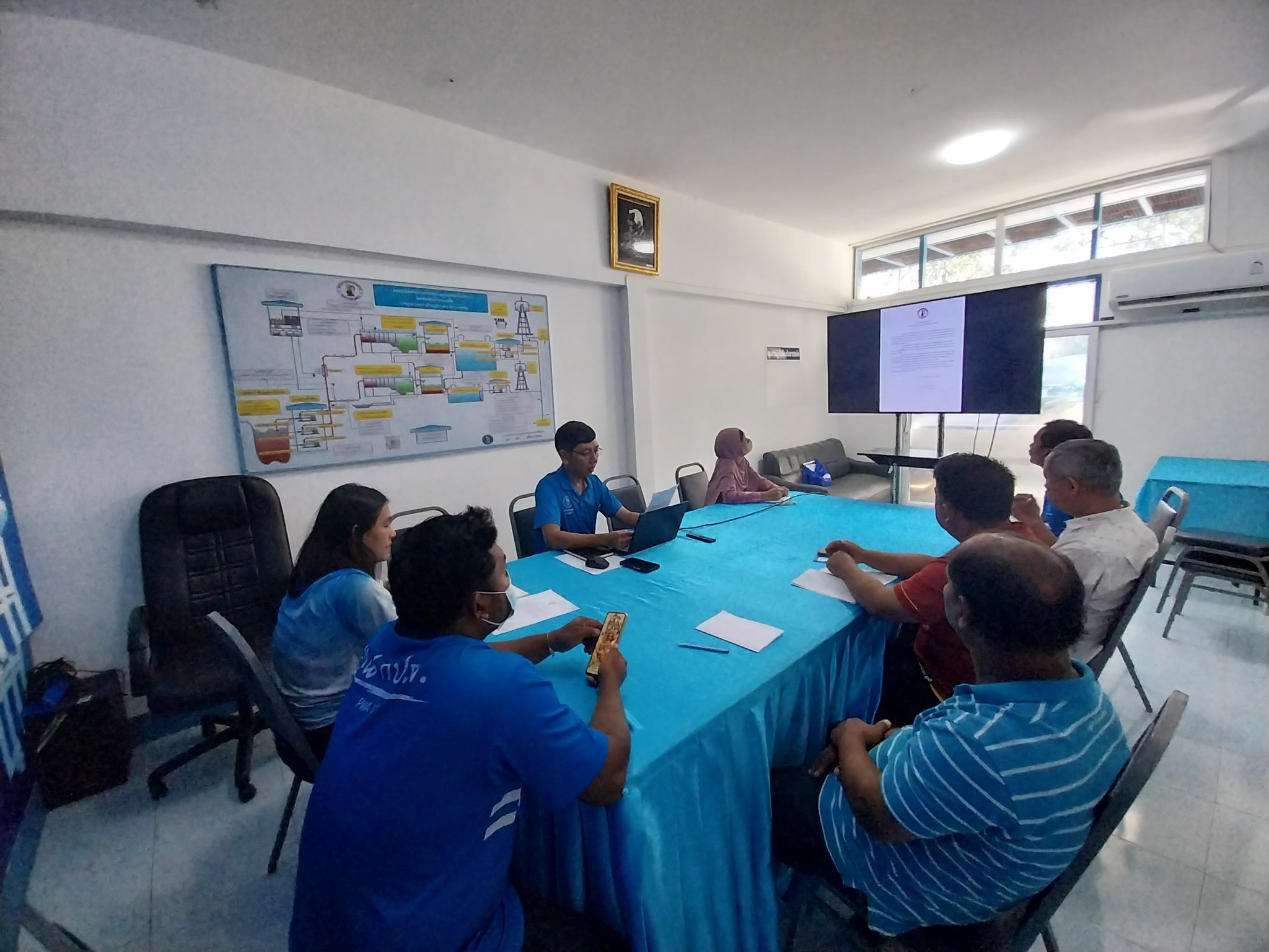 วันอังคารที่ 17 มิถุนายน พ.ศ. 2568 การประปาส่วนภูมิภาคสาขาเขาชัยสน โดย นายณัฐยุทธ. โชโต ผจก. กปภ.สาขาเขาชัยสน พร้อมด้วยหัวหน้างาน และพนักงานในสังกัด ได้ร่วมกิจกรรม Morning Talk