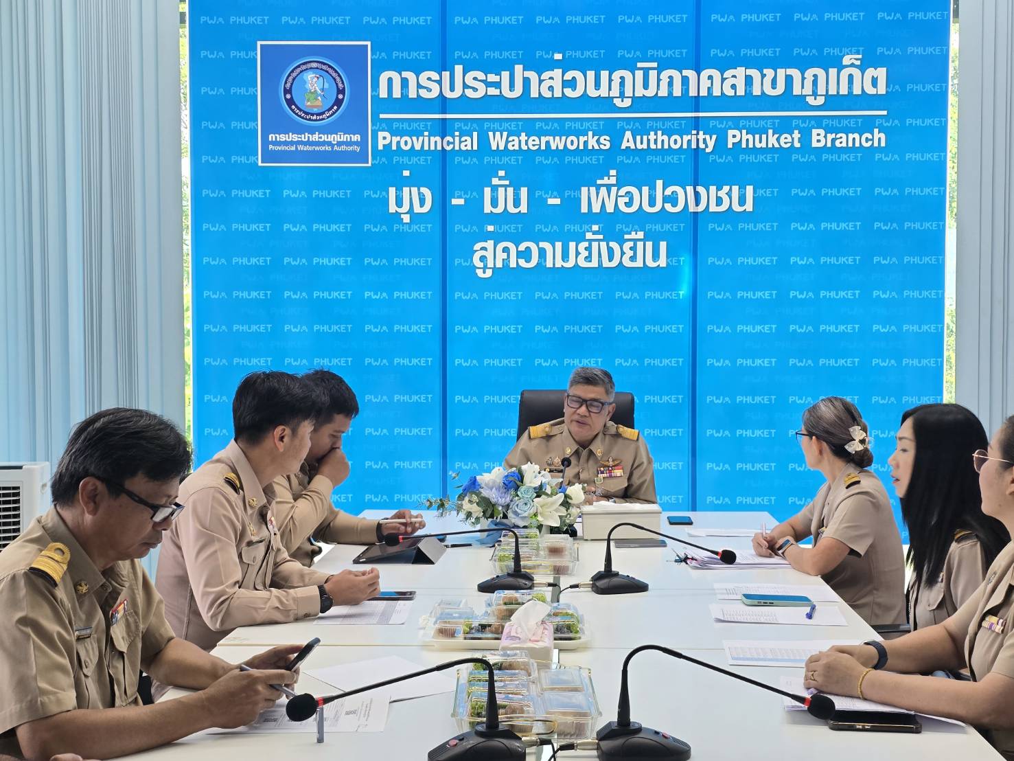 กปภ.สาขาภูเก็ต จัดกิจกรรมสนทนายามเช้า (Morning Talk) ครั้งที่ 9/2568 ประจำเดือน มิถุนายน 2568