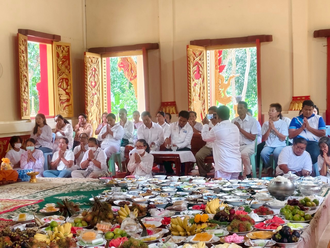 กปภ.สาขาบางสะพาน เข้าร่วมการจัดพิธีทำบุญให้จังหวัดประจวบคีรีขันธ์ ณ วัดทุ่งมะพร้าว อำเภอบางสะพาน จังหวัดประจวบคีรีขันธ์