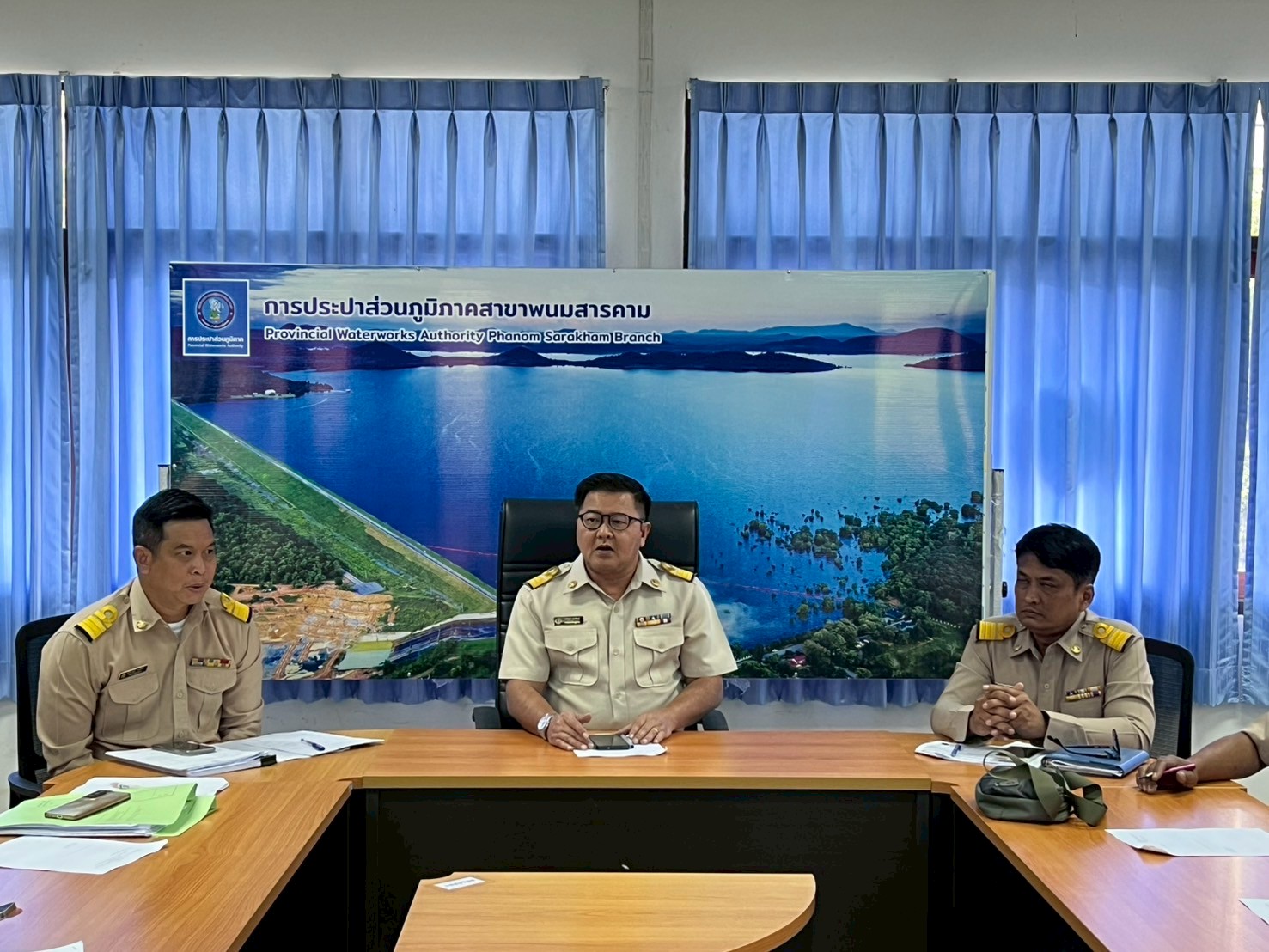 กปภ. สาขาพนมสารคาม  จัดกิจกรรมสนทนายามเช้า (Morning Talk) ประจำเดือน กรกฎาคม  2568  ครั้งที่  10/2568