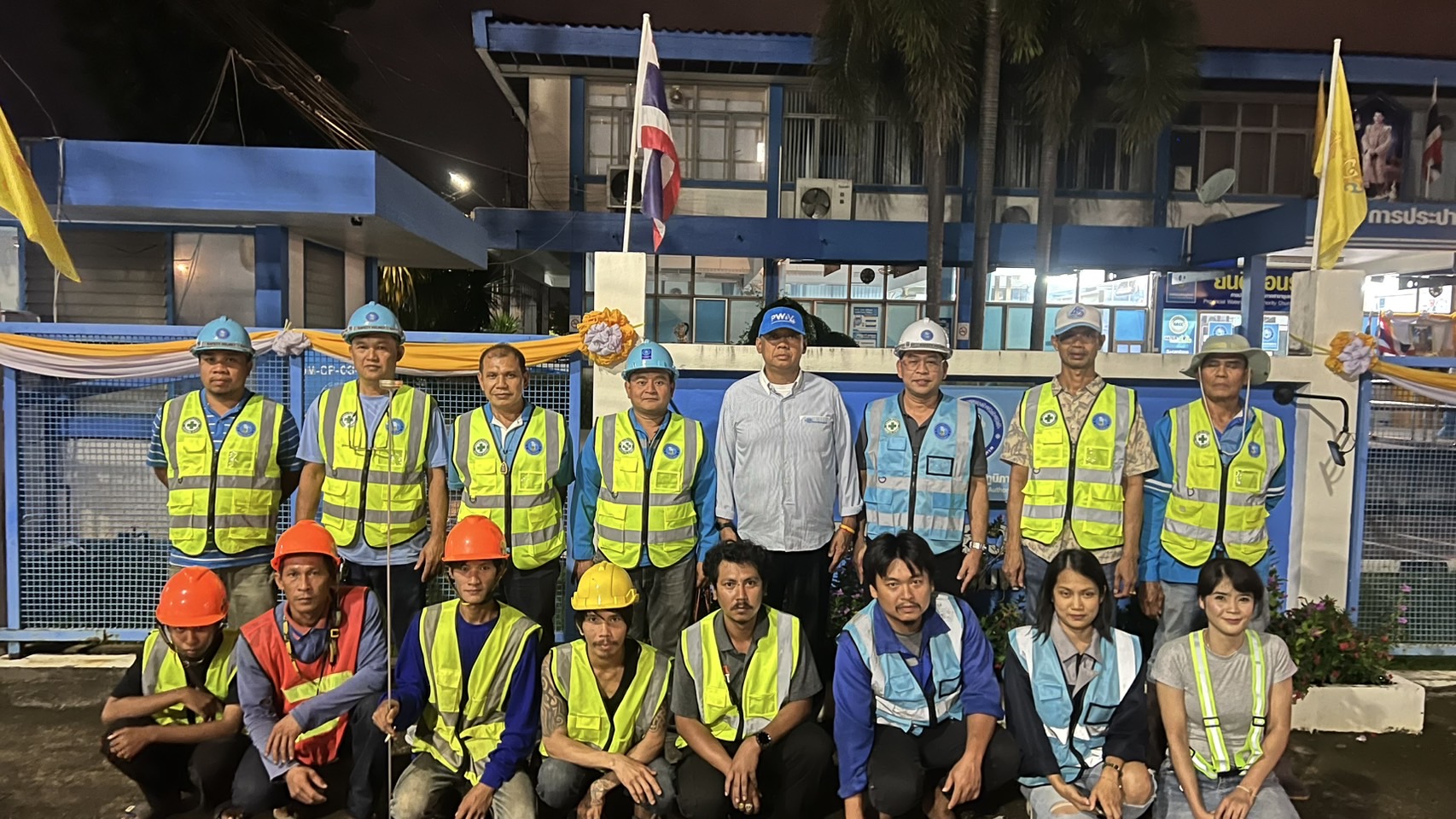 การประปาส่วนภูมิภาคสาขาชุมพร  กิจกรรมลดน้ำสูญเสียเชิงรุก  ดำเนินการค้นหาท่อแตกรั่ว  ตามแผนงานบริการและควบคุมน้ำสูญเสีย