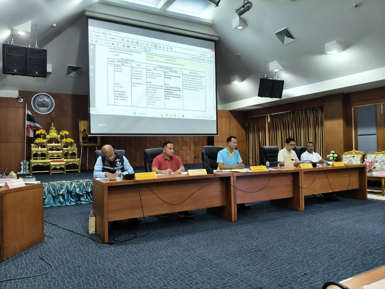 กปภ.สาขาภูเก็ต เข้าร่วมประชุมประชาคมตำบลกะรน เพื่อพิจารณาร่างแผนพัฒนาท้องถิ่น (พ.ศ. 2566  2570) เพิ่มเติม ครั้งที่ 1/2568
