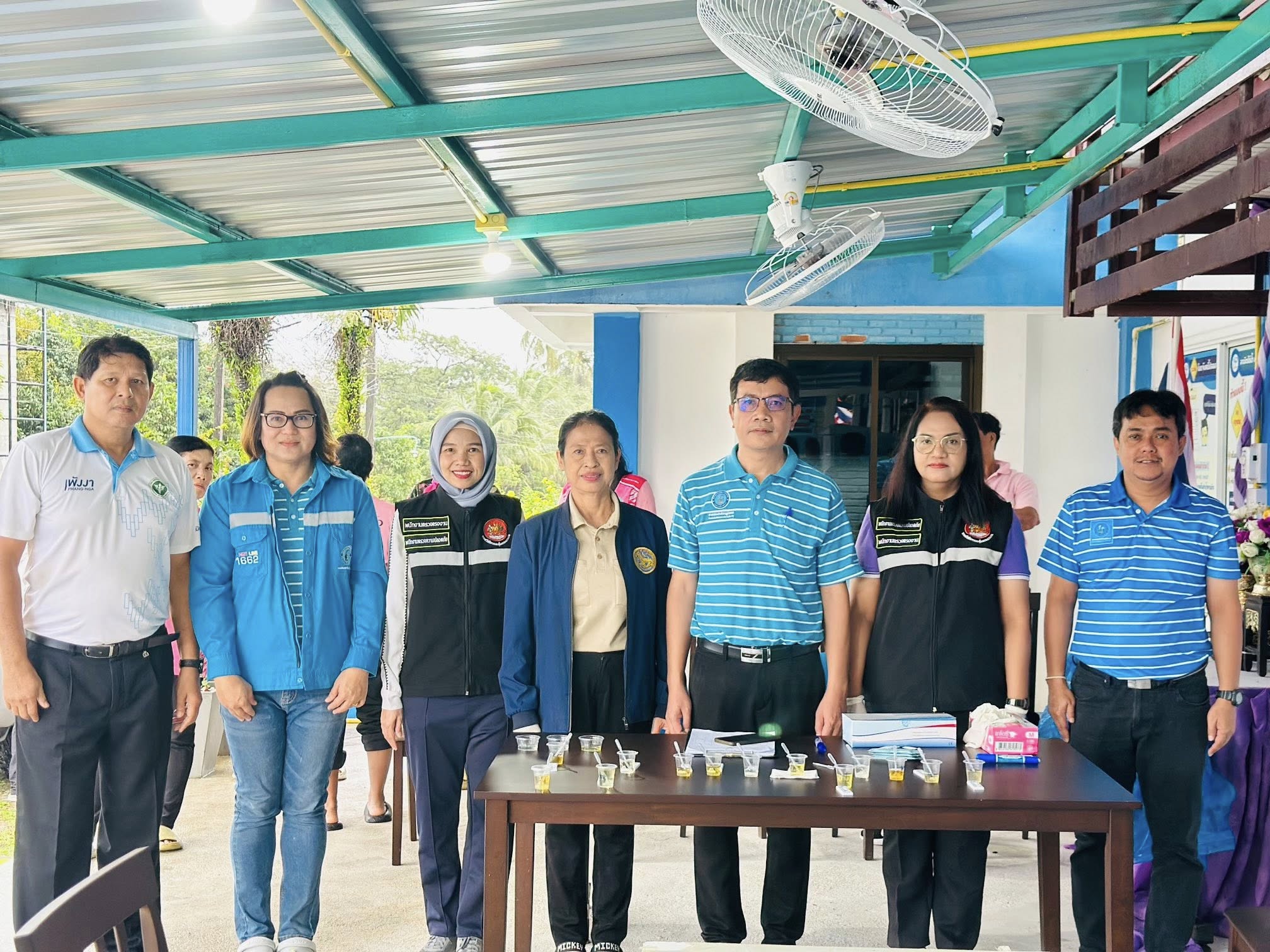 การประปาส่วนภูมิภาคสาขาท้ายเหมืองจัดกิจกรรมโครงการโรงงานสีขาว สุ่มตรวจหาสารเสพติดพนักงานในสังกัด