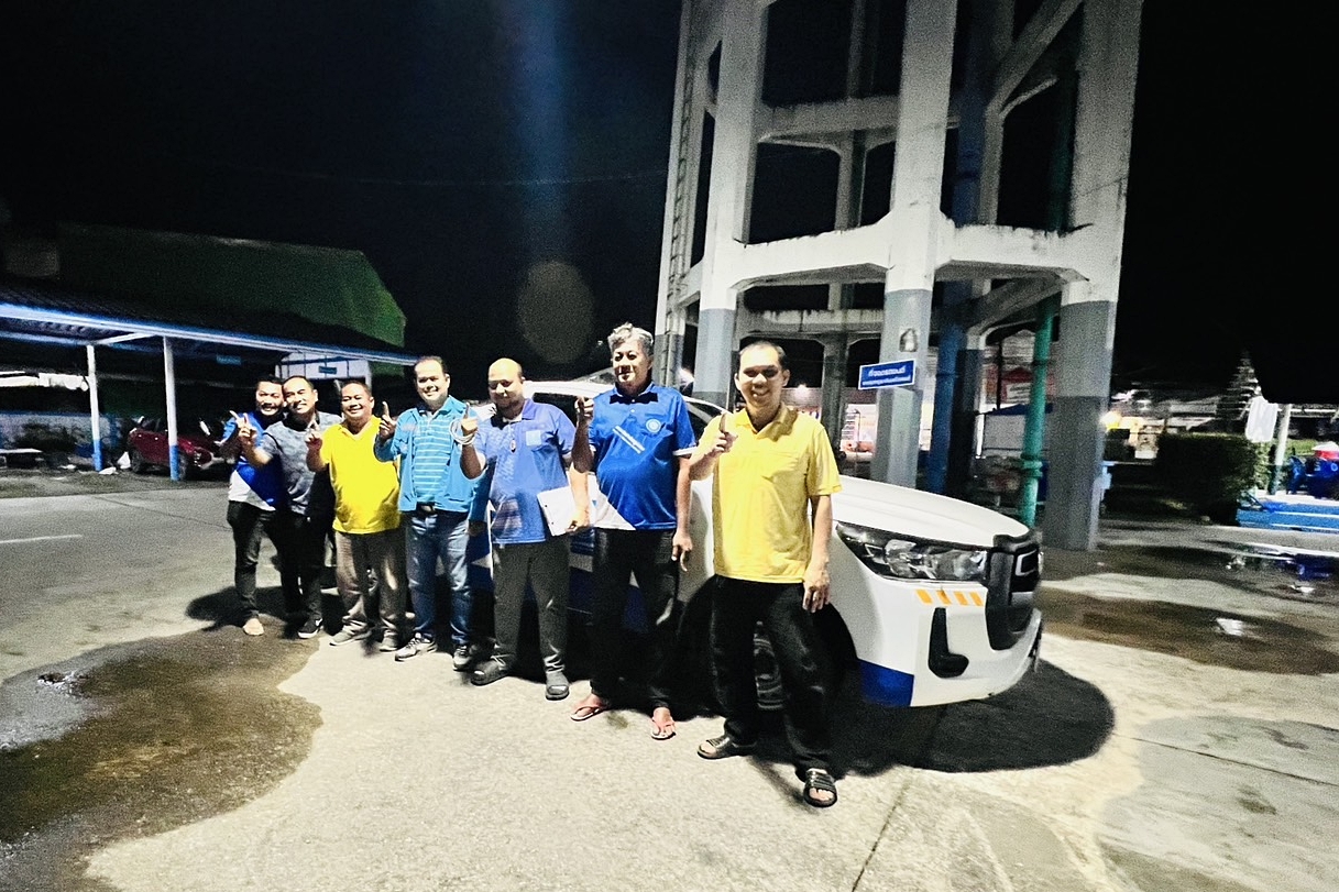 กปภ.สาขาระนอง ปฏิบัติการค้นหาจุดแตกรั่ว ด้วยการทำ Step Testลดน้ำสูญเสีย ตามแผนประจำเดือน กรกฎาคม 2568