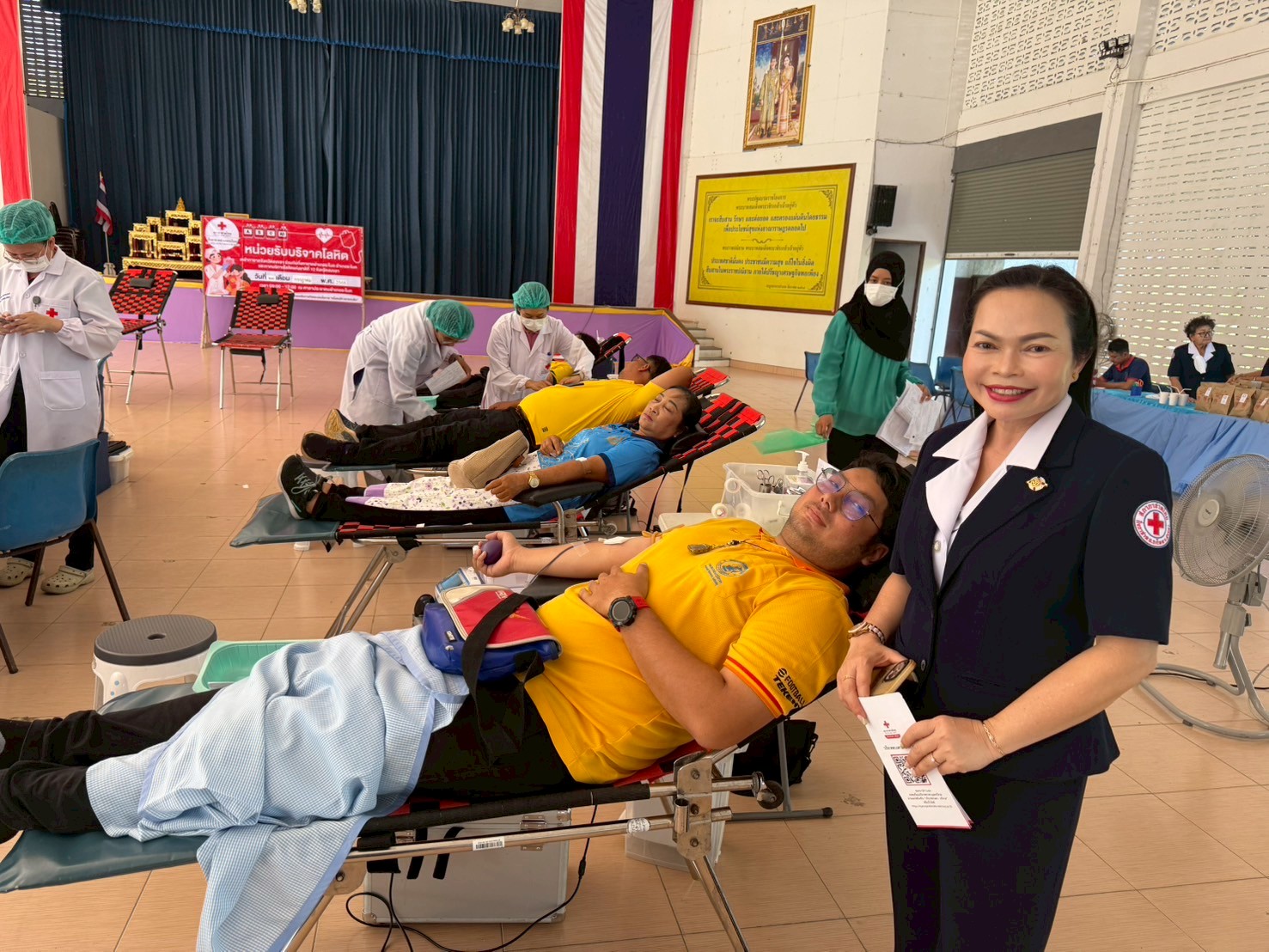 การประปาส่วนภูมิภาคสาขาระโนด  ร่วมบริจาคโลหิต ถวายเป็นพระราชกุศล  เนื่องในโอกาสวันเฉลิมพระชนมพรรษา  28 กรกฎาคม 2568
