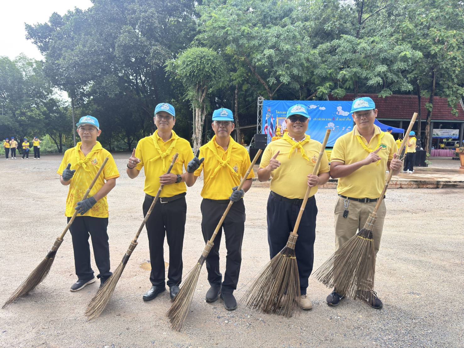 กปภ.สาขากาญจนบุรี เข้าร่วมโครงการรวมพลังจิตอาสา กปภ. เฉลิมพระเกียรติ ประจำปี 2568