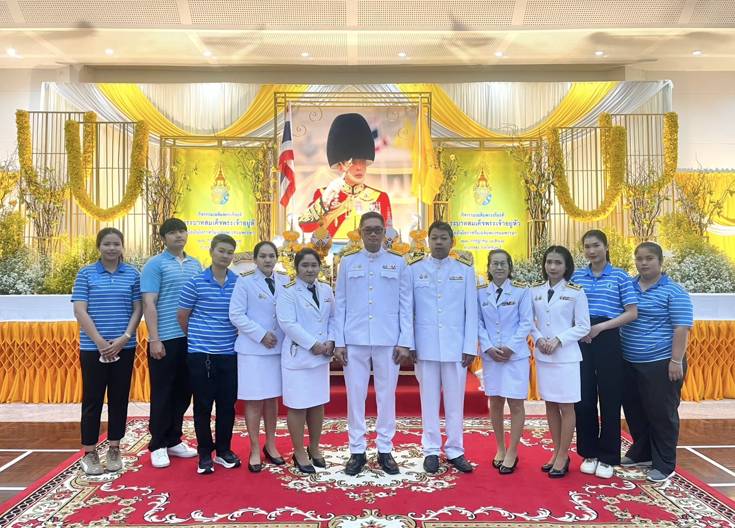 กปภ.สาขาขลุง เข้าร่วมพิธีทำบุญตักบาตรถวายพระราชกุศล และพิธีถวายสัตย์ปฏิญาณเพื่อเป็นข้าราชการที่ดีและพลังของแผ่นดิน เนื่องในโอกาสวันเฉลิมพระชนมพรรษา พระบาทสมเด็จพระเจ้าอยู่หัว 28 กรกฎาคม 2568