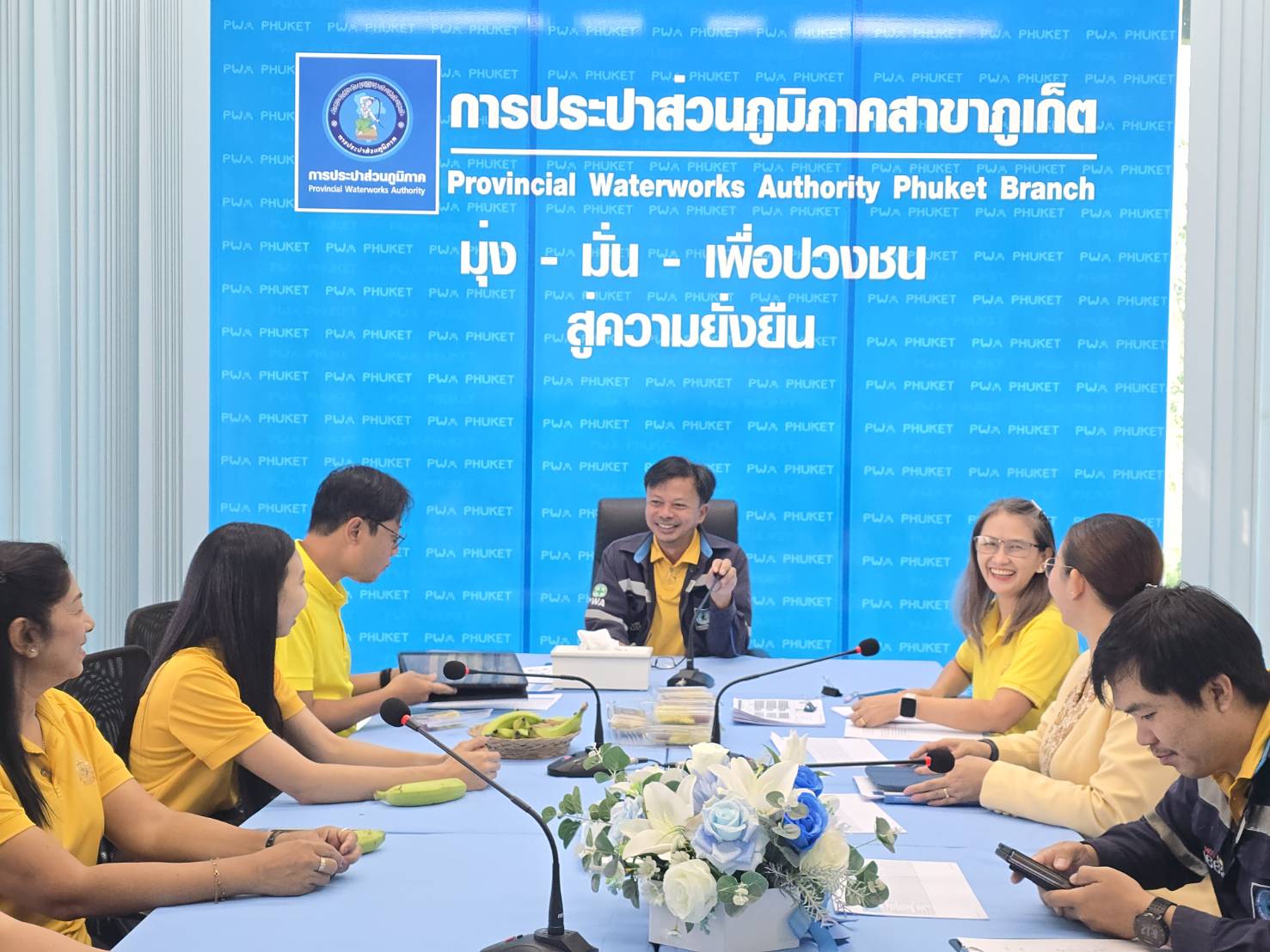กปภ.สาขาภูเก็ต จัดกิจกรรมสนทนายามเช้า (Morning Talk) ครั้งที่ 10/2568 ประจำเดือน กรกฎาคม 2568