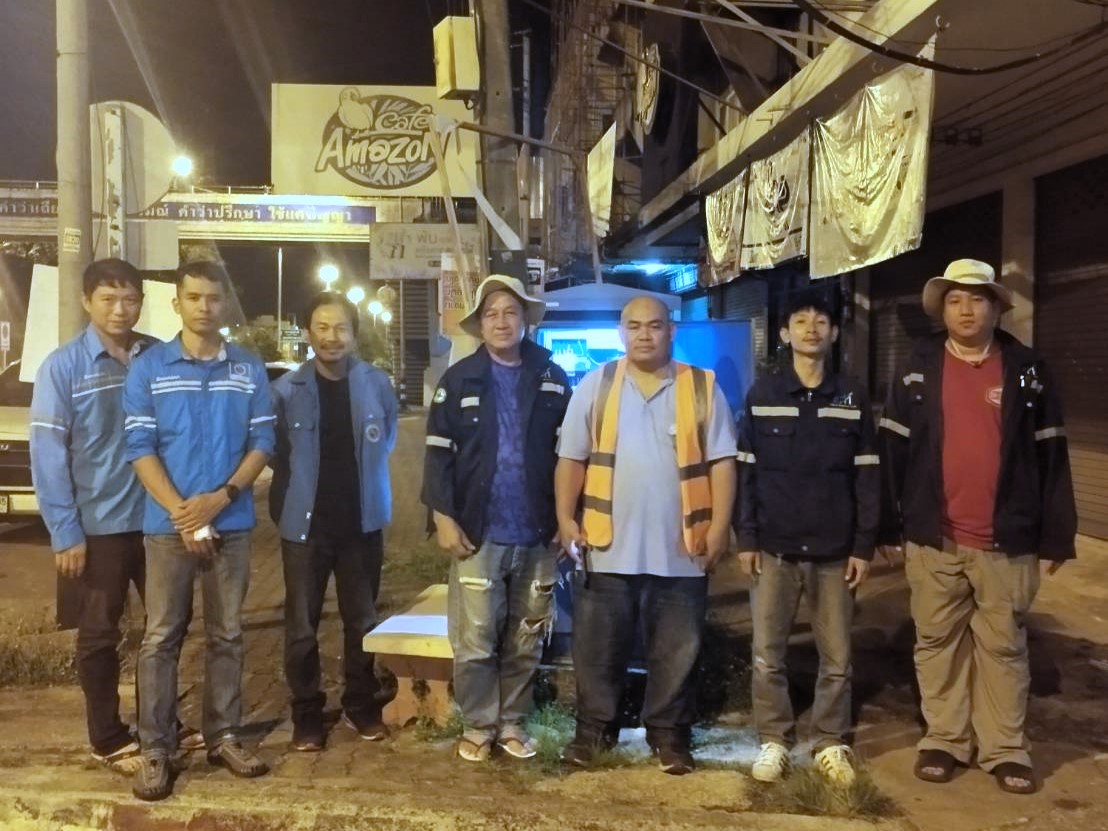 กปภ.สาขาสุราษฎร์ธานี(พ) เร่งแก้ไขปัญหาน้ำประปาไหลอ่อน-ไม่ไหล ลงพื้นที่ทำ Step test ตรวจสอบท่อแตกรั่วในพื้นที่ถนนราษฎร์บำรุง ซอย 9 ต.ท่าข้าม อ.พุนพิน จ.สุราษฎร์ธานี