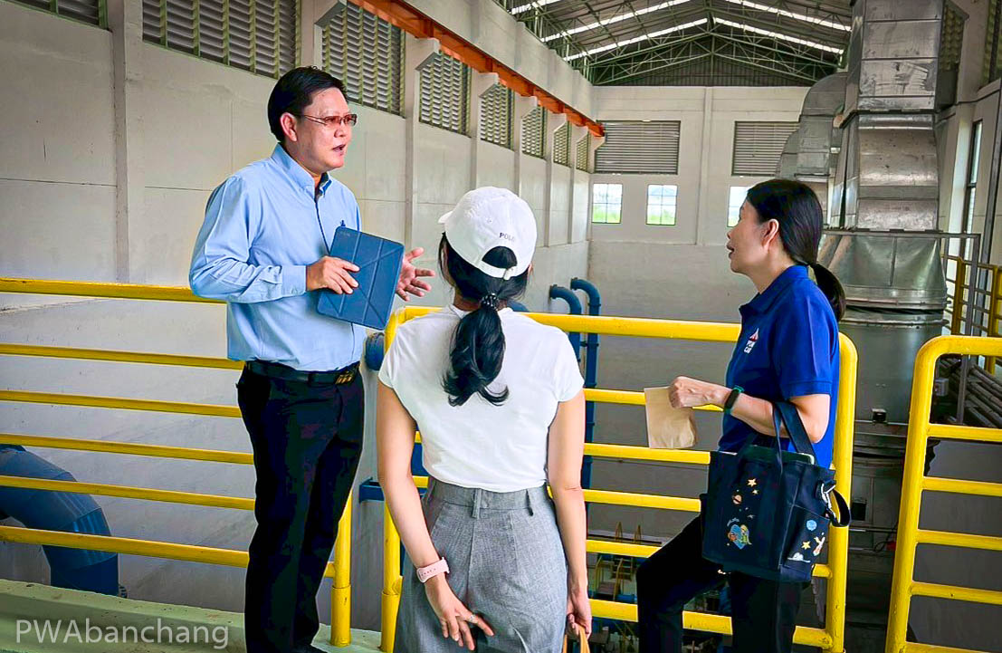 กปภ.สาขาบ้านฉาง ต้อนรับ สบน. คณะตรวจเยี่ยมโครงการขยายระบบประปา