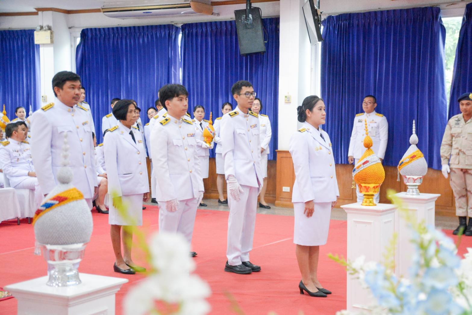 กปภ.สาขารังสิต(พ) ร่วมพิธีถวายเครื่องราชสักการะและวางพานพุ่ม และพิธีจุดเทียนถวายพระพรชัยมงคล เนื่องในโอกาสวันเฉลิมพระชนมพรรษา สมเด็จพระนางเจ้าสิริกิติ์ พระบรมราชินีนาถ พระบรมราชชนนีพันปีหลวง 12 สิงหาคม 2568