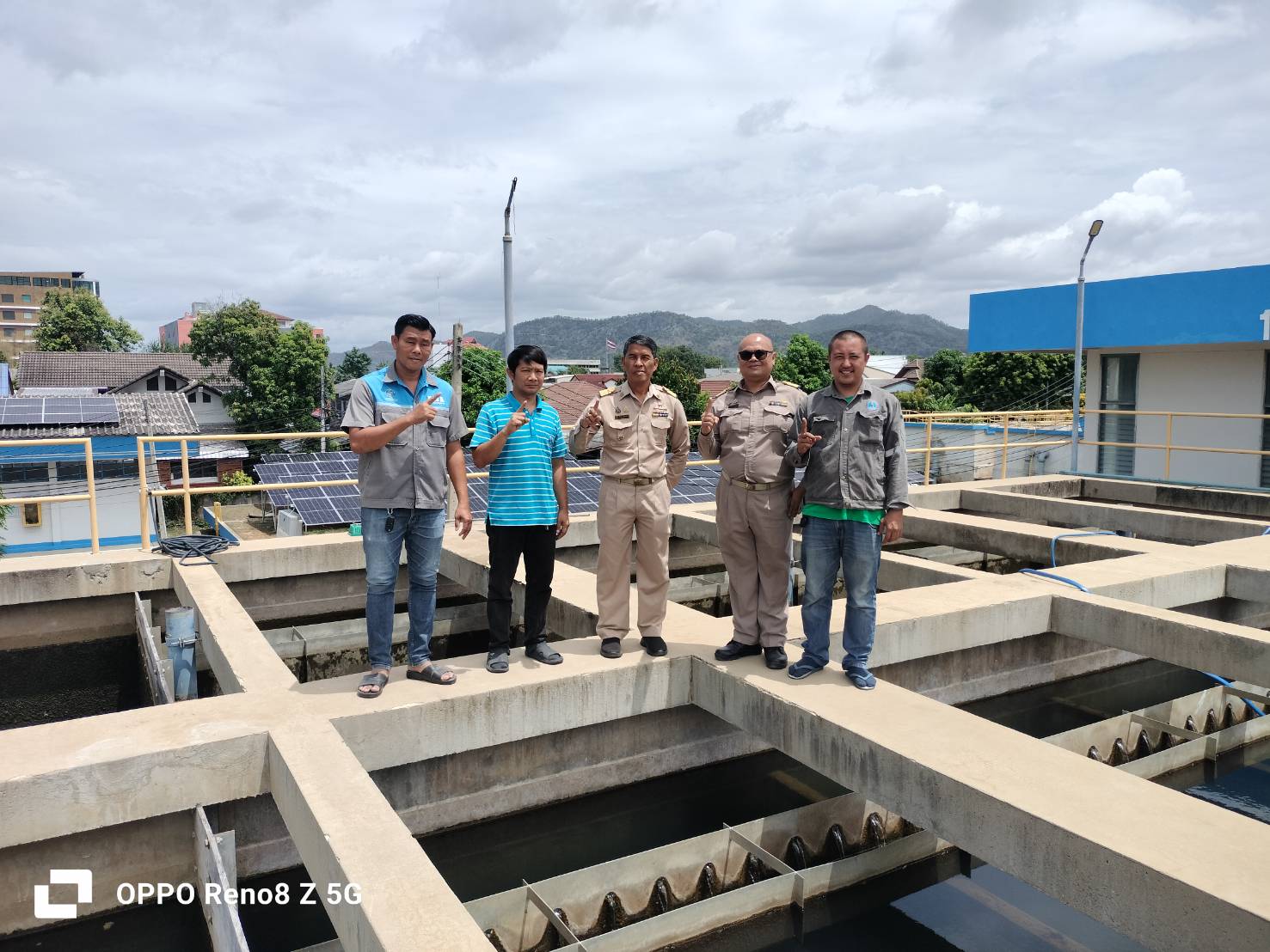 กปภ.สาขากาญจนบุรี ทำกิจกรรมล้างถังตกตะกอน โรงกรองน้ำขนาด 600 ลบ.ม./ชม. สถานีผลิตน้ำแม่ข่ายกาญจนบุรี