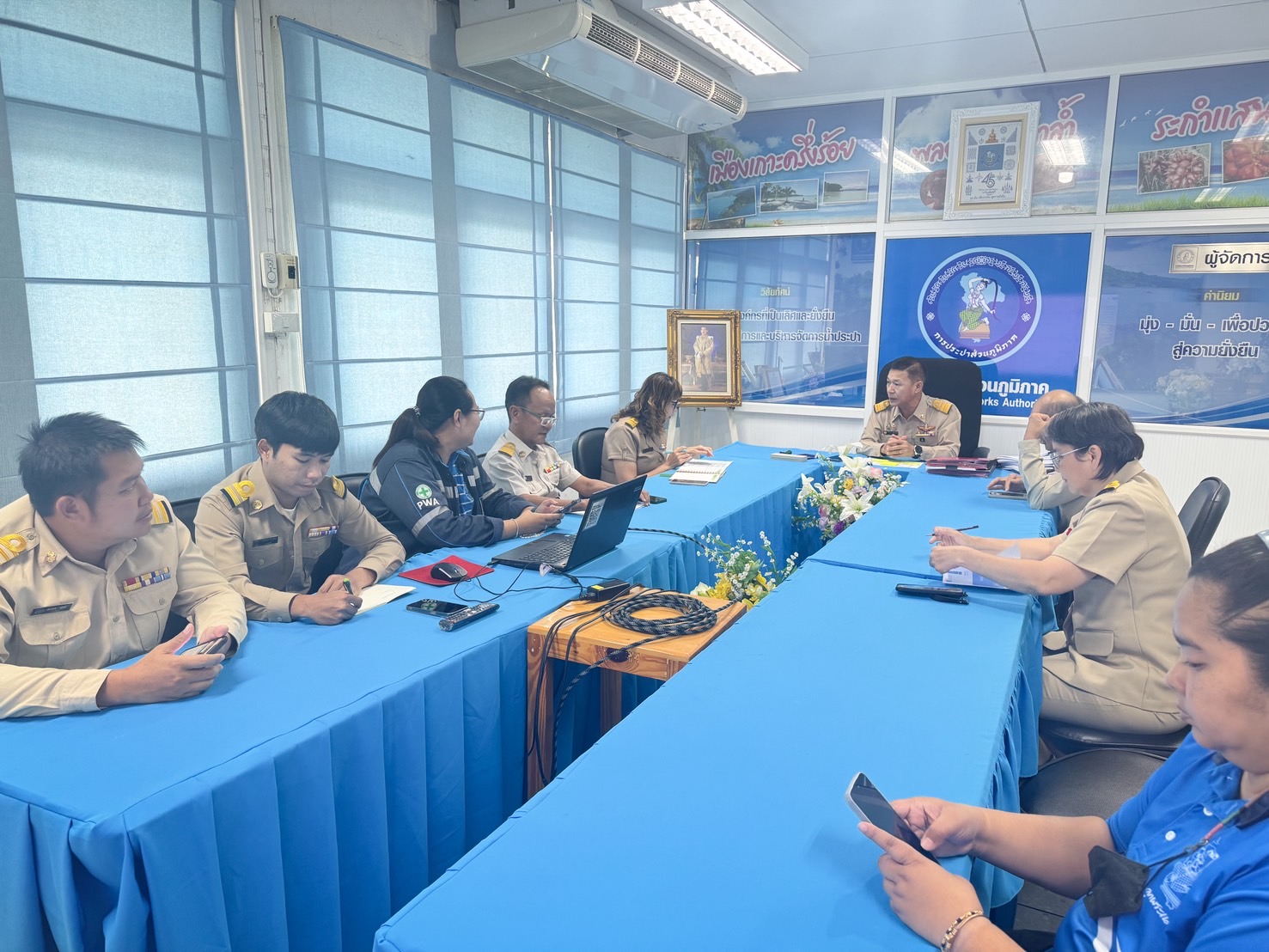 การประปาส่วนภูมิภาคสาขาตราด จัดกิจกรรมประชุม morning talk ครั้งที่ 11/2568