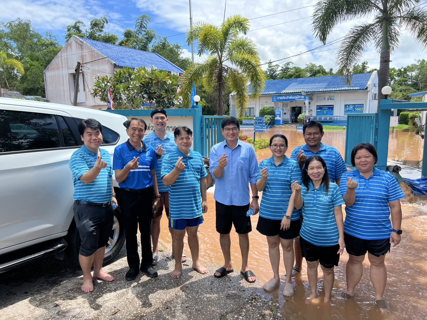 กปภ.สาขานครไทย ร่วมต้อนรับ นายสุทัศน์ นุชปาน รองผู้ว่าการ (ปฏิบัติการ 1 ) ตรวจเยี่ยมและติดตามผลการดำเนินงาน