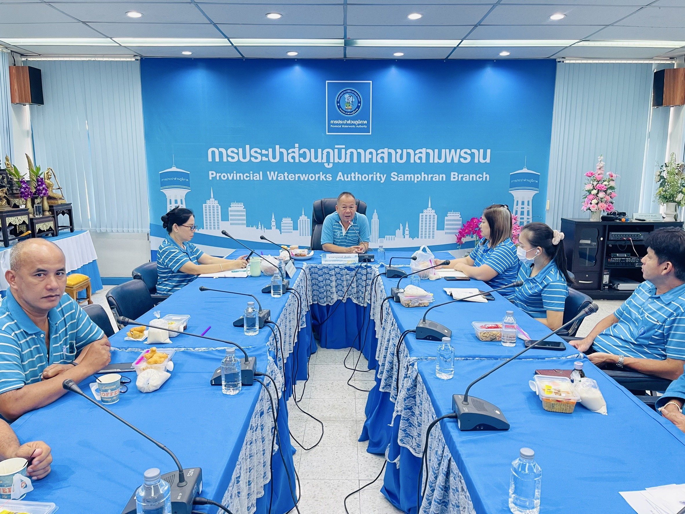 การประปาส่วนภูมิภาค สาขาสามพราน จัดกิจกรรม Morning Talk ครั้งที่ 12/2568 ประจำเดือน กันยายน 2568