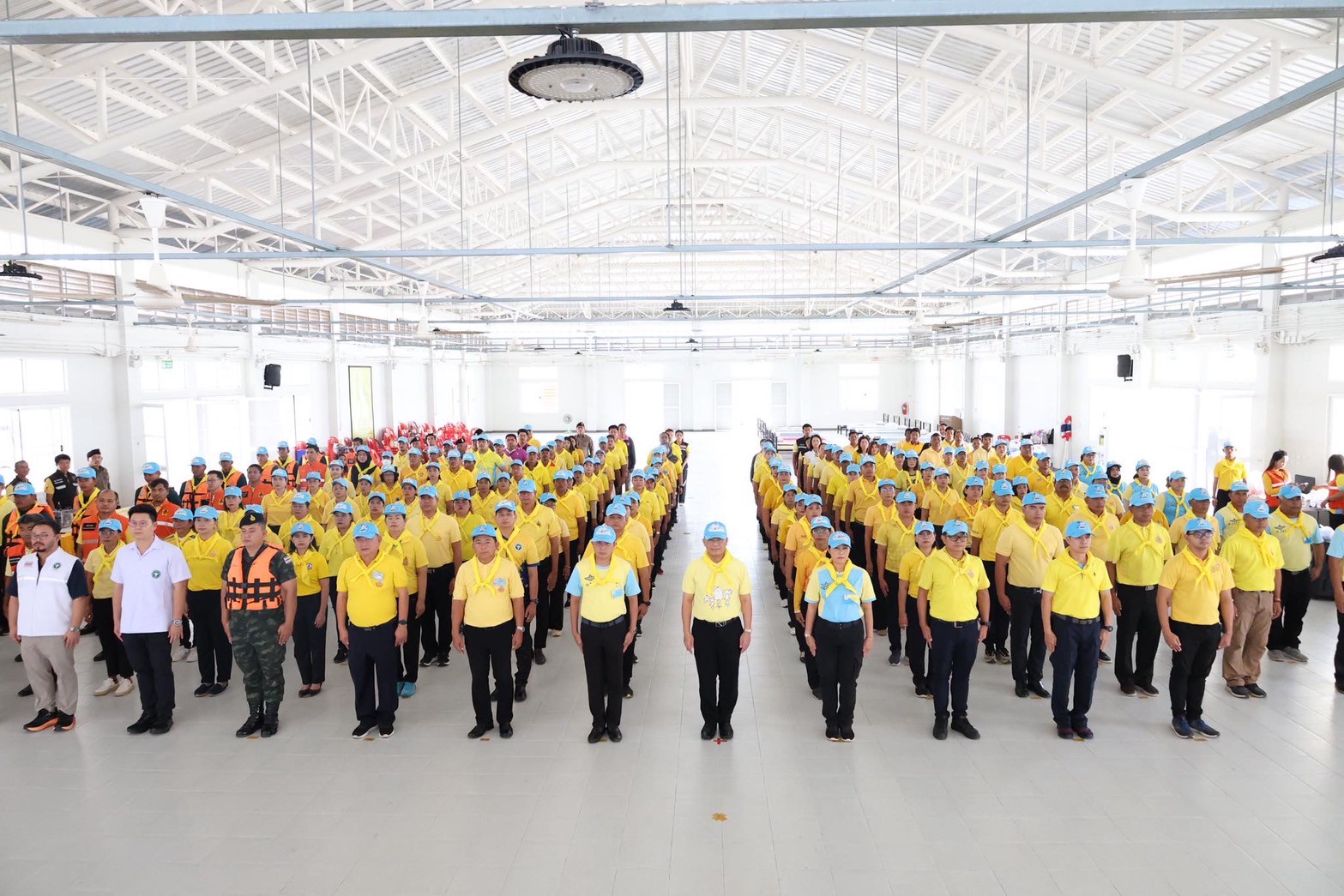 การประปาส่วนภูมิภาคสาขาระโนด   เข้าร่วมอบรมและฝึกซ้อมแผนอพยพประชาชน  "ศูนย์พักพิงร่วมใจอุ่นไอรัก" ประจำปี พ.ศ. 2568