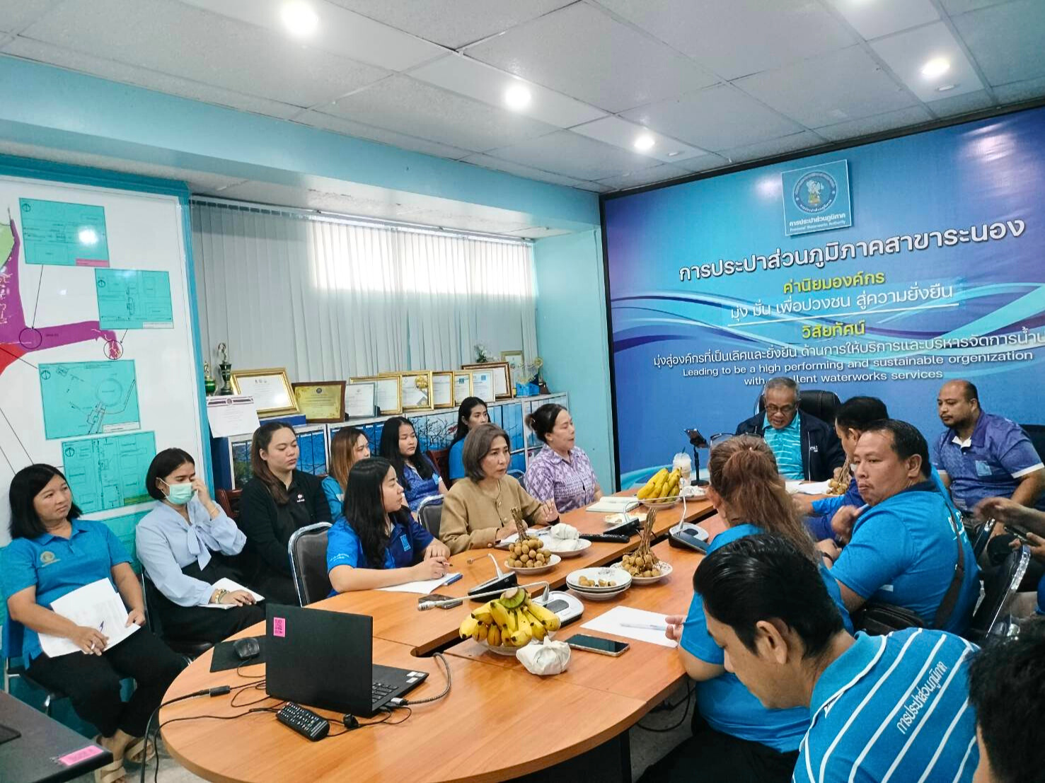 กปภ.สาขาระนอง จัดกิจกรรมสนทนายามเช้า (Morning Talk) ประจำเดือนกันยายน 2568