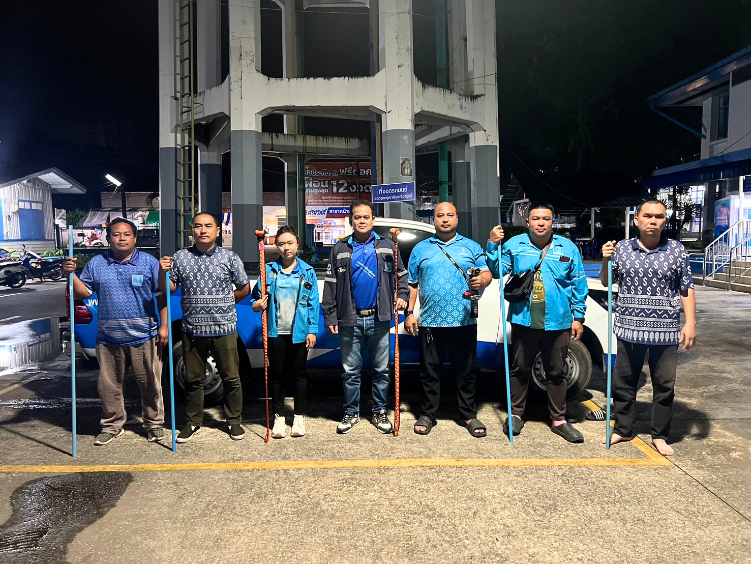 กปภ.สาขาระนอง ปฏิบัติการค้นหาจุดแตกรั่ว ด้วยการทำ Step Test ลดน้ำสูญเสีย ตามแผนประจำเดือน กันยายน 2568