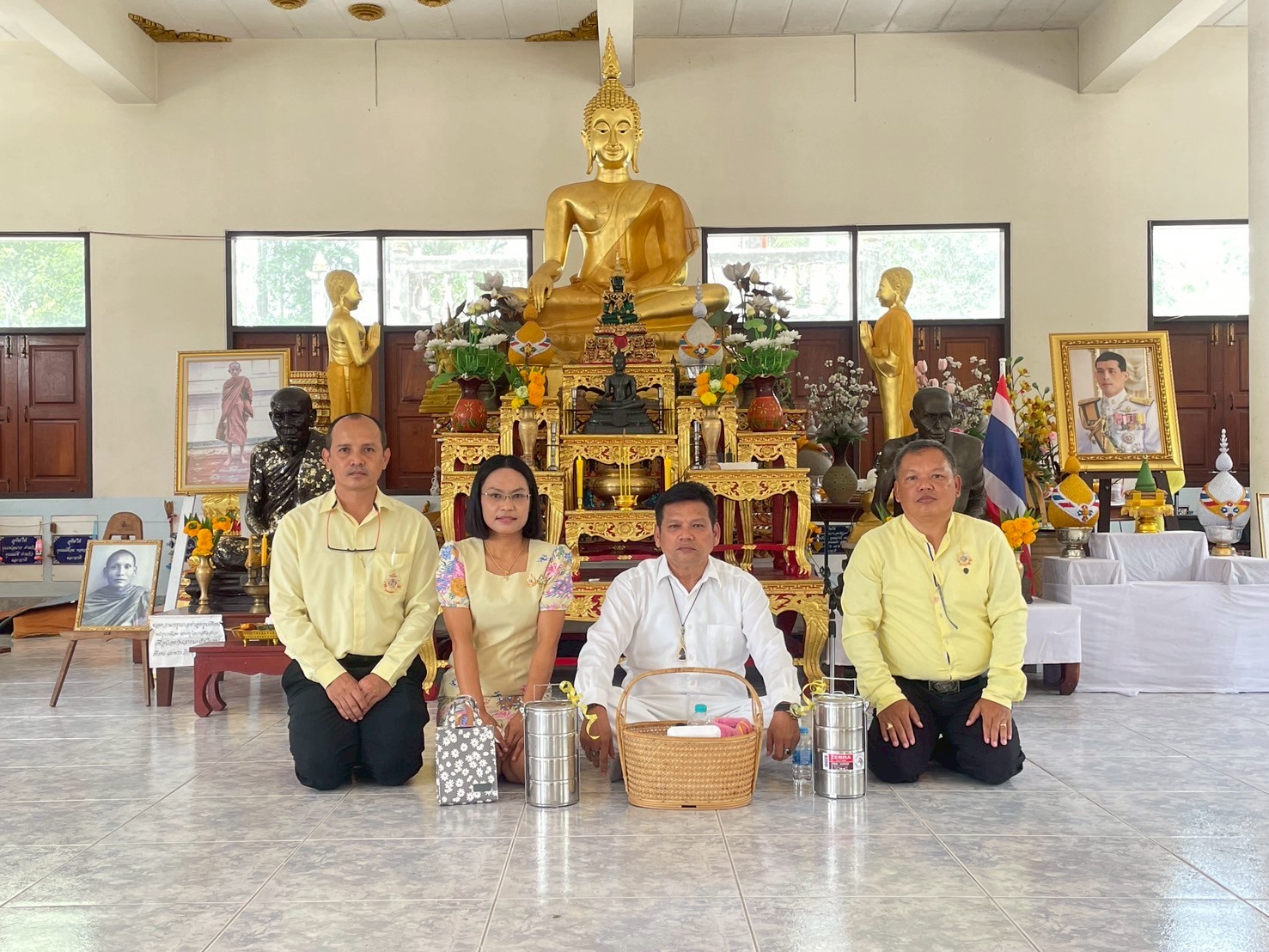 การประปาส่วนภูมิภาคสาขาระโนด  เข้าร่วมกิจกรรมทำบุญ โครงการนายอำเภอชวนเข้าวัดวันพระ  ณ วัดบ้านขาว อำเภอระโนด จังหวัดสงขลา