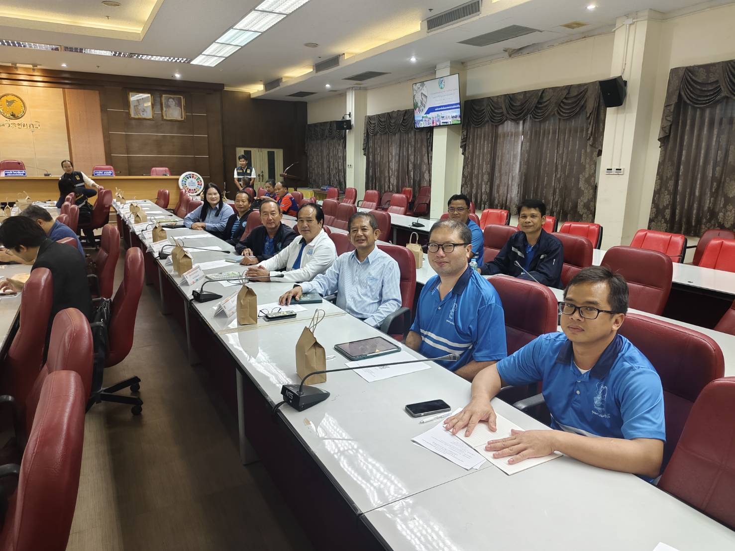 การประปาส่วนภูมิภาคสาขาหนองบัวแดง เข้าร่วมประชุมจัดทำร่างแผนการป้องกันและบรรเทาสาธารณภัยจังหวัดชัยภูมิ  พ.ศ. 2564-2570 ครั้งที่ 1/2568