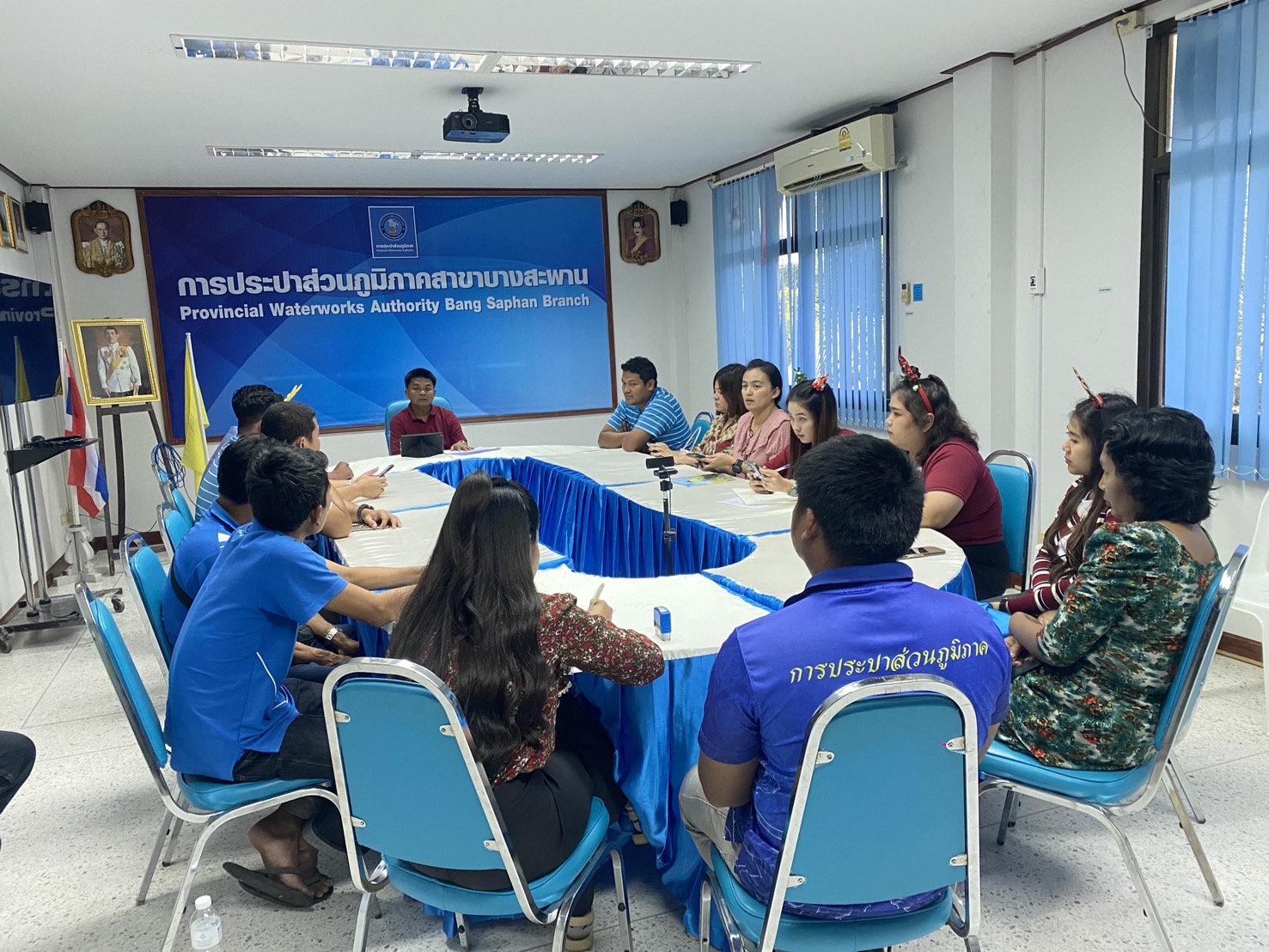 กปภ.สาขาบางสะพาน จัดกิจกรรมสนทนายามเช้า (Morning Talk) ครั้งที่ 3/2568  ประจำเดือนธันวาคม 2567