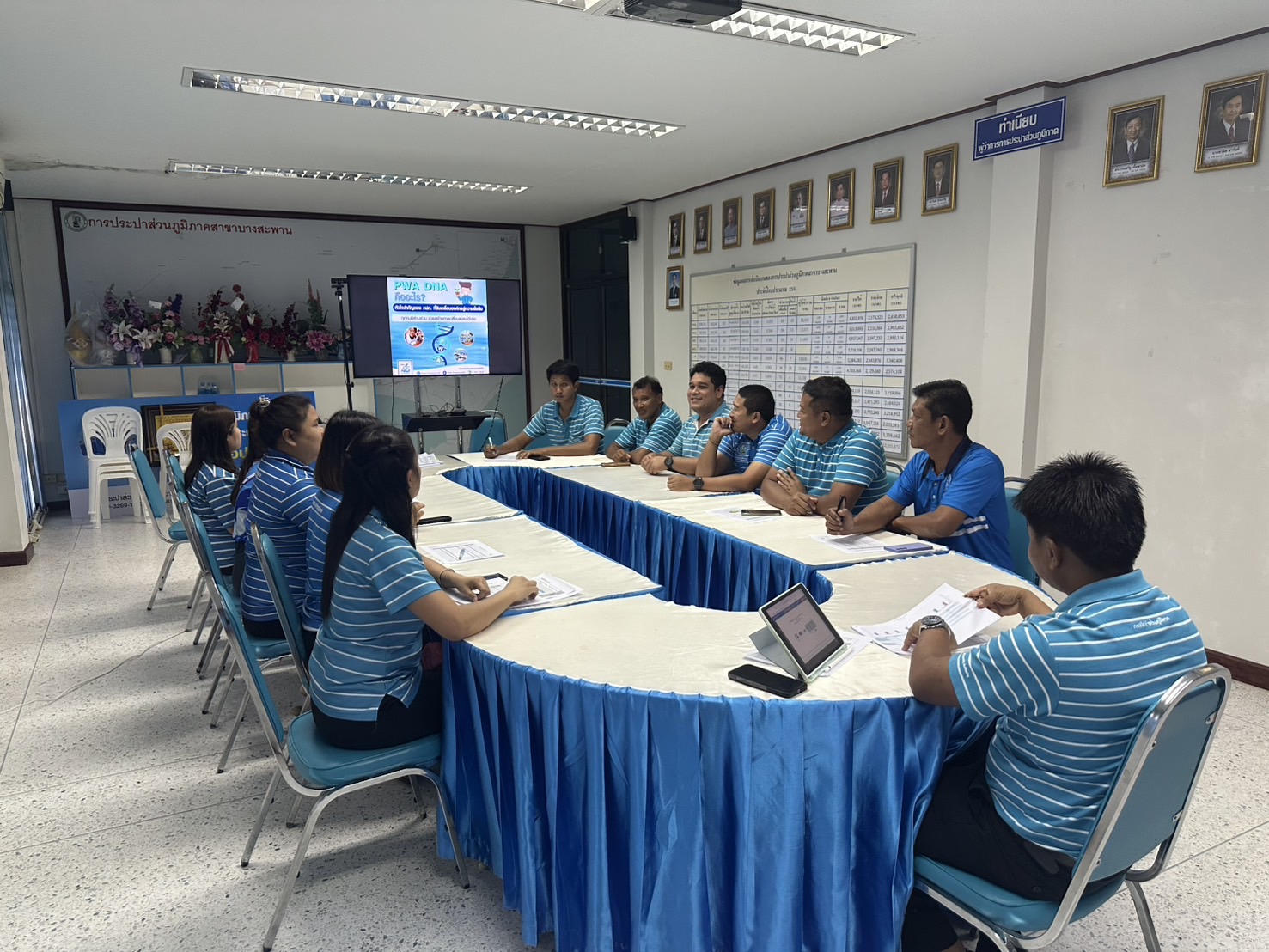 การประปาส่วนภูมิภาคสาขาบางสะพาน จัดกิจกรรมสนทนายามเช้า  (Morning Talk) ครั้งที่ 8/2568 ประจำเดือน พฤษภาคม 2568