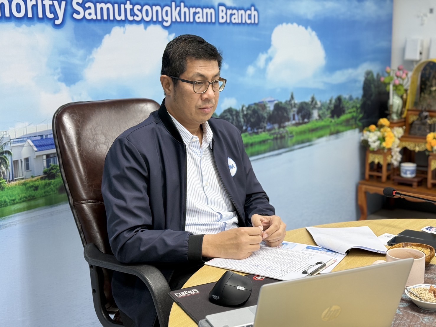 กปภ.สาขาสมุทรสงคราม จัดกิจกรรม Morning Talk สนทนายามเช้า ครั้งที่ 11/2568