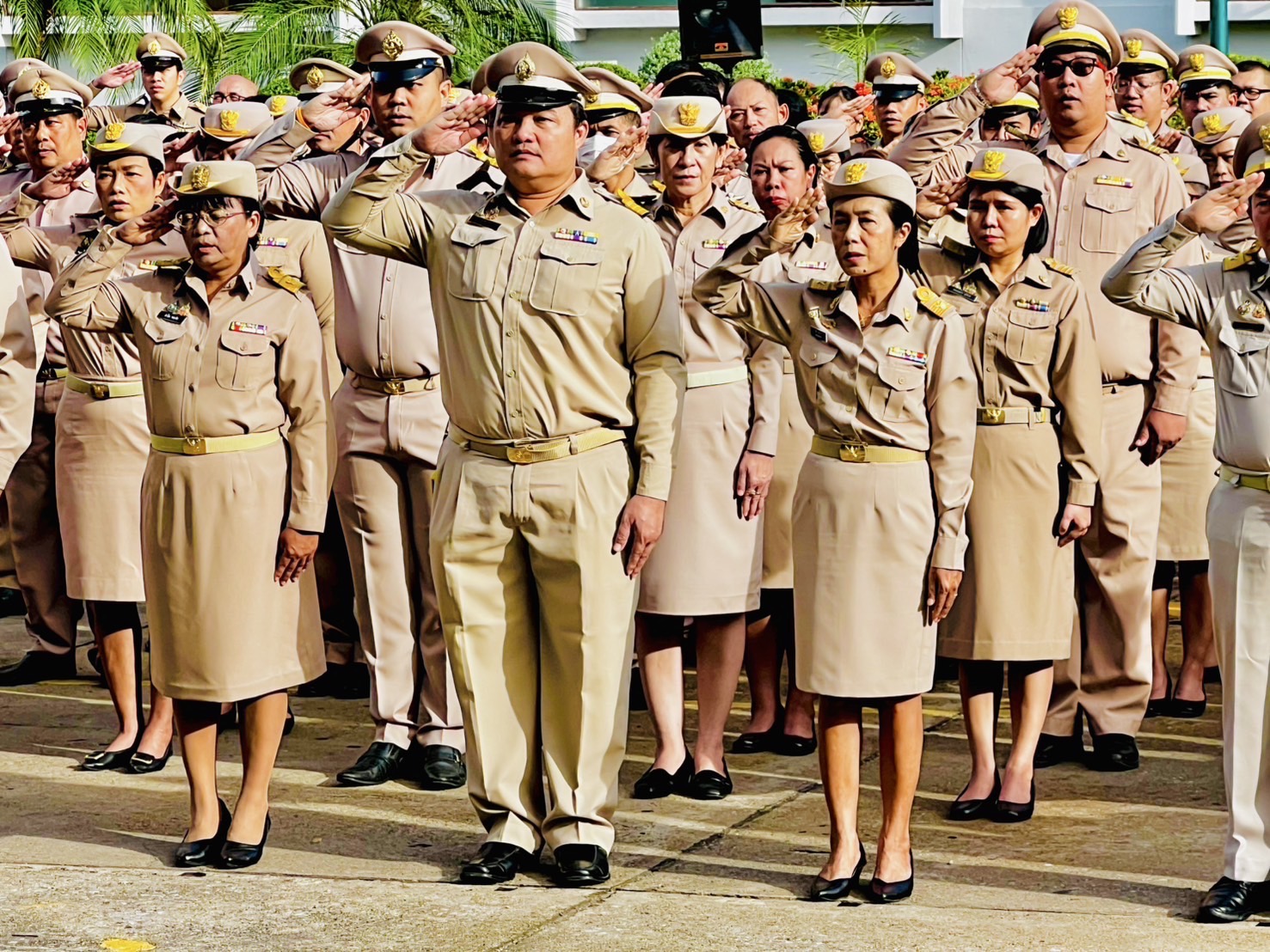 กปภ.สาขาราชบุรี ร่วมกิจกรรมเคารพธงชาติและร้องเพลงชาติไทย เนื่องในวันพระราชทานธงชาติไทย (Thai National Flag Day)