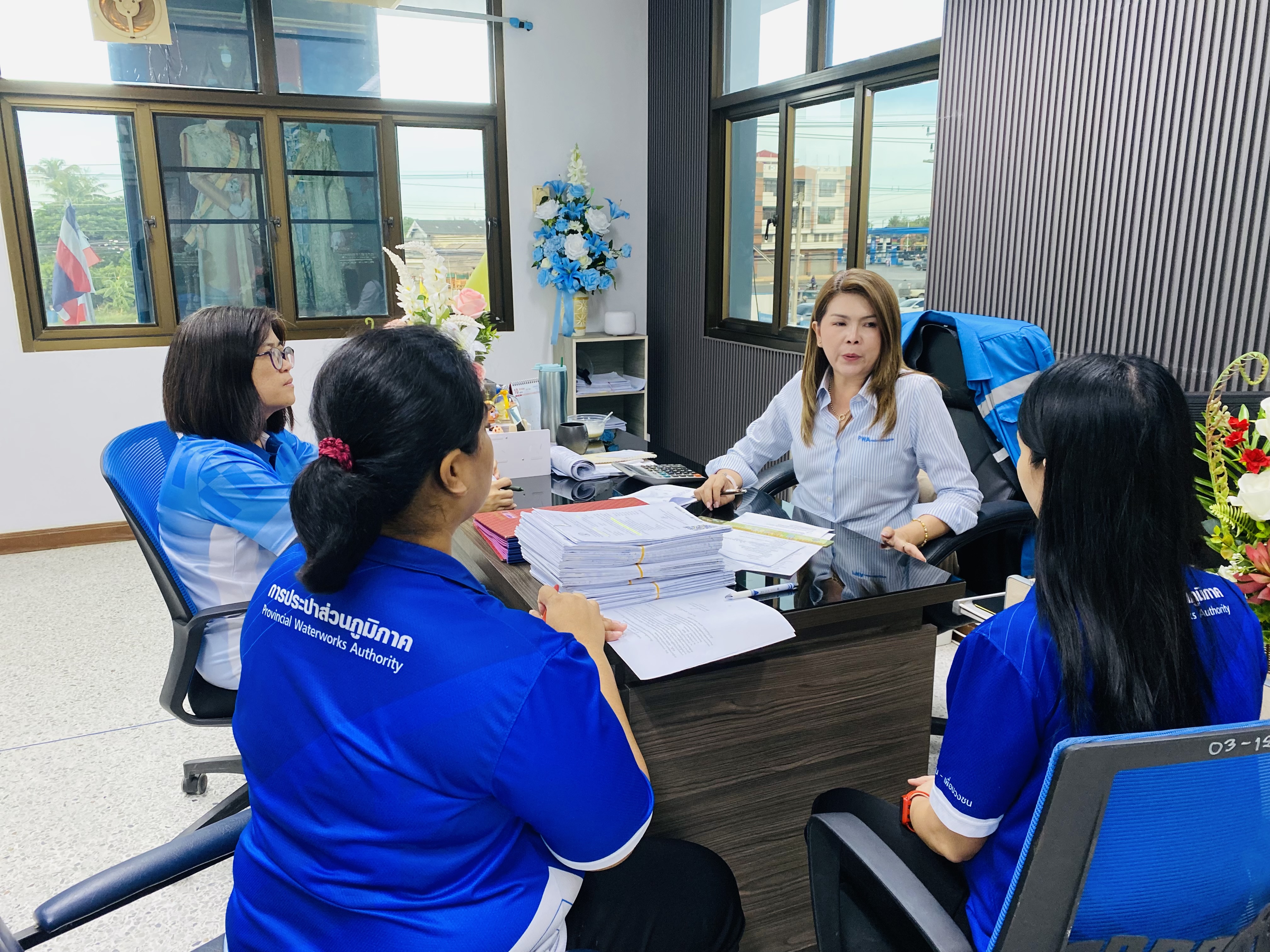 กปภ.สาขากุยบุรี จัดประชุมสายงานอำนวยการ ไตรมาส 1/2569 ขับเคลื่อนแผนงานสู่เป้าหมาย