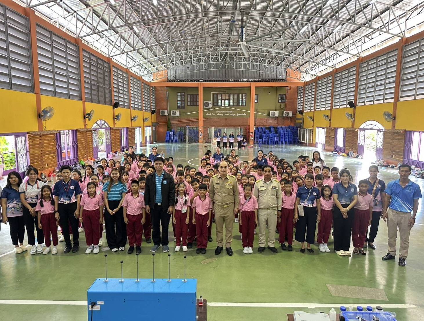 งานควบคุมคุณภาพน้ำ 3 กปภ.ข.3 ร่วมกับ กปภ.สาขาอู่ทอง จัดกิจกรรม ค่ายเสริมสร้างชีวิตเป็นมิตรสิ่งแวดล้อม ณ โรงเรียนปรีดาวิทย์ จ.สุพรรณบุรี