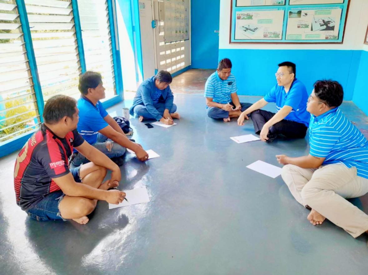 การประปาส่วนภูมิภาคสาขาบ้านไผ่ เข้าร่วมประชุมหารือและออกปฏิบัติงานติดตามการแก้ไขปัญหาคุณภาพน้ำกับงานควบคุมคุณภาพน้ำ 1 กองระบบผลิตและควบคุมคุณภาพน้ำ การประปาส่วนภูมิภาคเขต 6