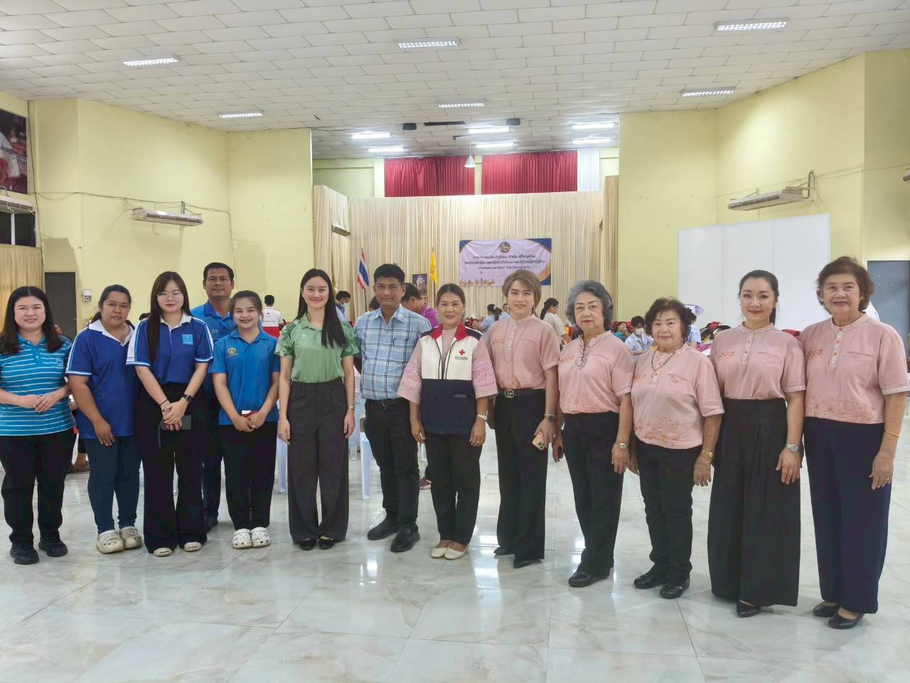 กปภ.สาขาพนมสารคามร่วมกับอำเภอพนมสารคาม ร่วมบริจาคโลหิต