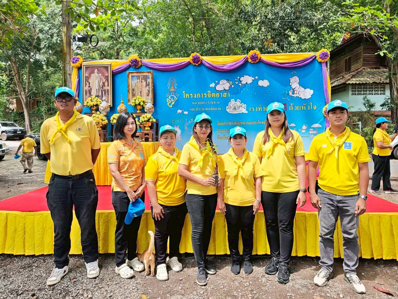 กปภ.สาขากาญจนดิษฐ์ เข้าร่วมกิจกรรม"จิตอาสาพัฒนาและปลูกต้นไม้ เนื่องในโอกาสวันสวรรคตพระบาทสมเด็จพระบรมชนกาธิเบศร มหาภูมิพลอดุลยเดชมหาราช บรมนาถบพิตร 13 ตุลาคม 2568