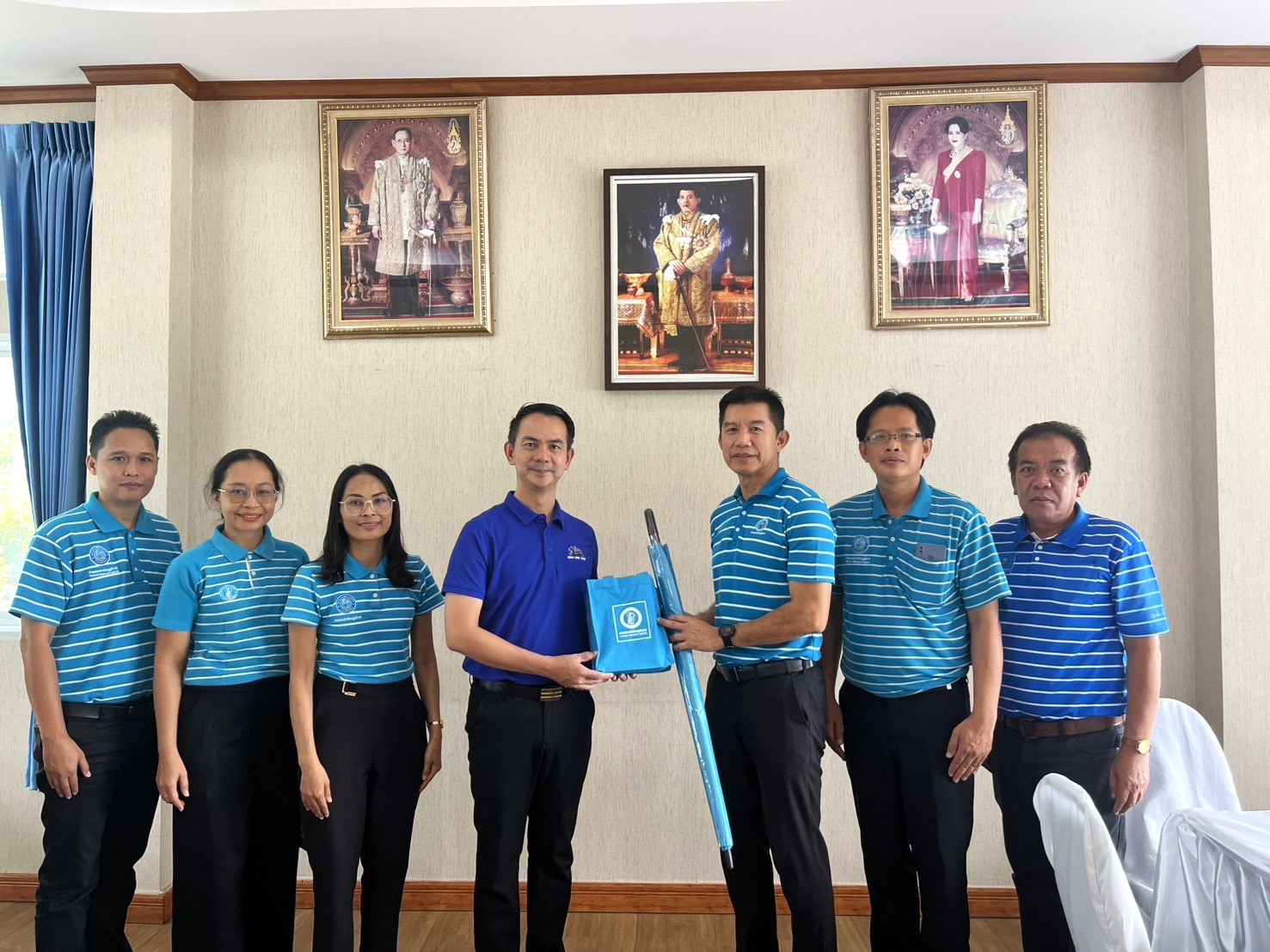 กปภ.สาขามหาสารคาม เข้าพบนายอำเภอเมืองมหาสารคาม และ นายกเทศมนตรีเมืองมหาสารคาม เพื่อรายงานตัวเข้าปฏิบัติงาน เนื่องในโอกาสรับตำแหน่งใหม่