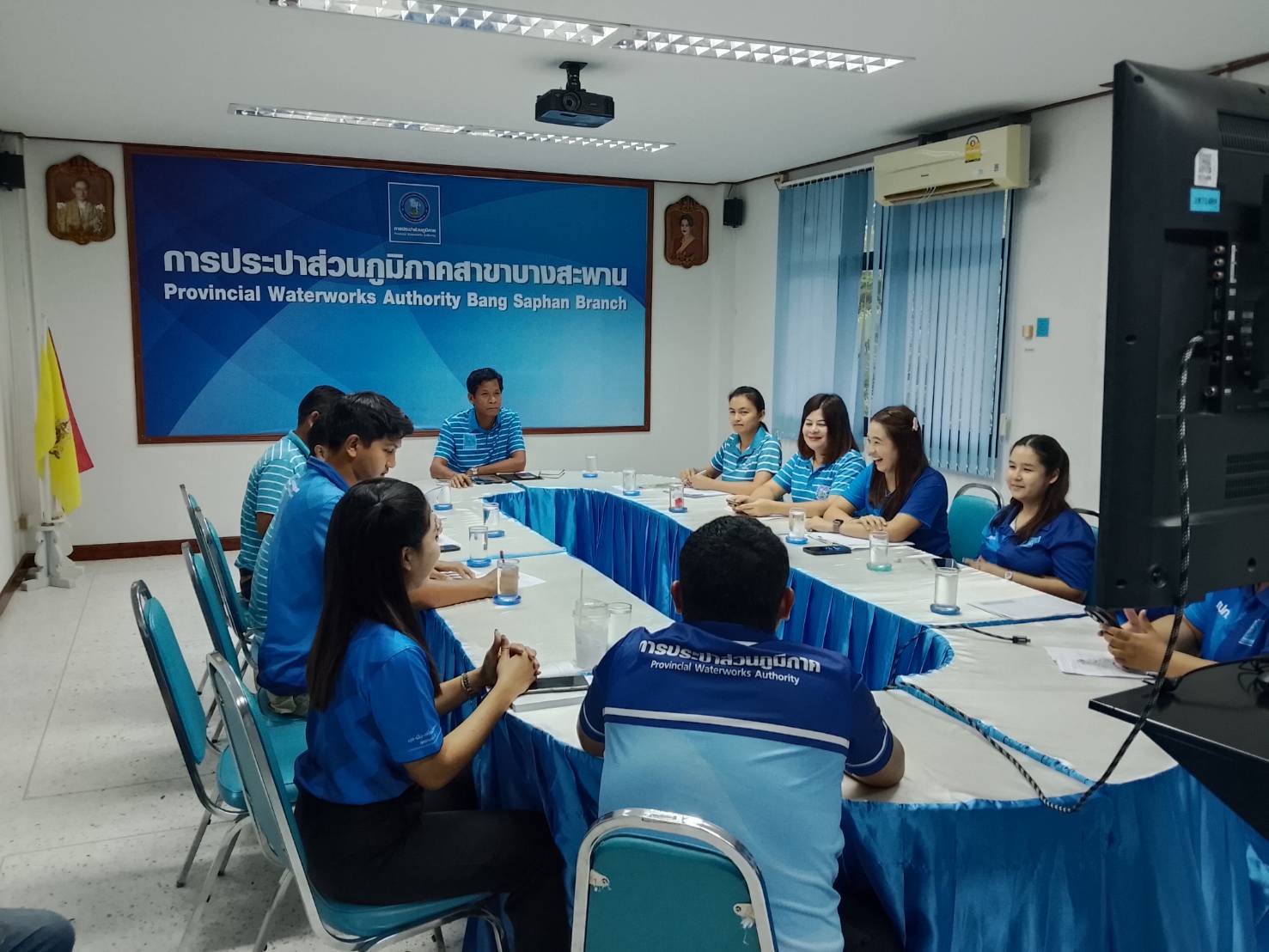 การประปาส่วนภูมิภาคสาขาบางสะพาน จัดกิจกรรมสนทนายามเช้า ( Morning Talk ) ครั้งที่ 1/2569