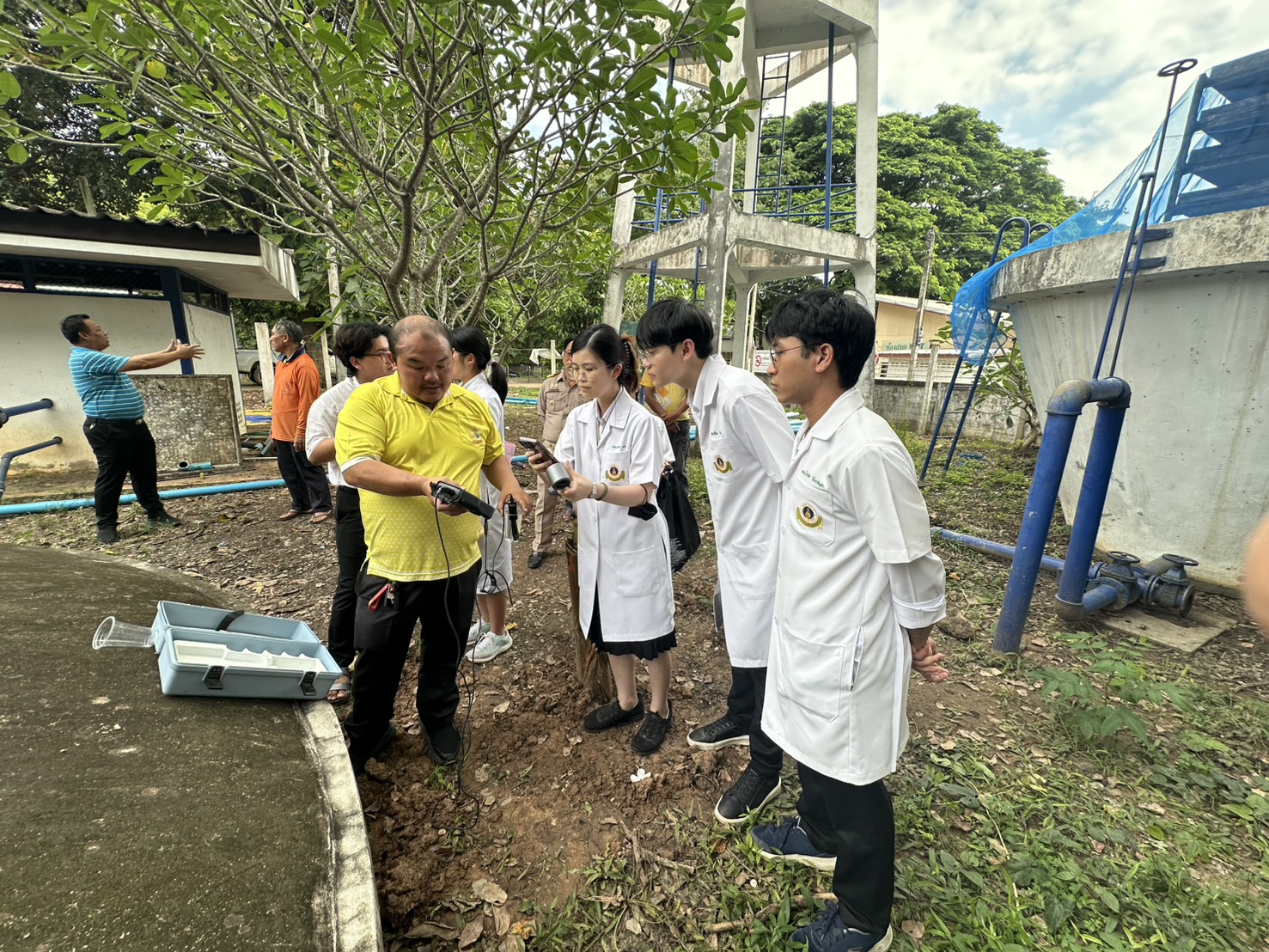 การประปาส่วนภูมิภาคสาขาน้ำพอง ลงพื้นที่ให้ความรู้เกียวกับคุณภาพน้ำ  พื้นที่หมู่บ้านโนนจิก ม.6 ต.เขื่อนอุบลรัตน์ อ.อุบลรัตน์ จ.ขอนแก่น