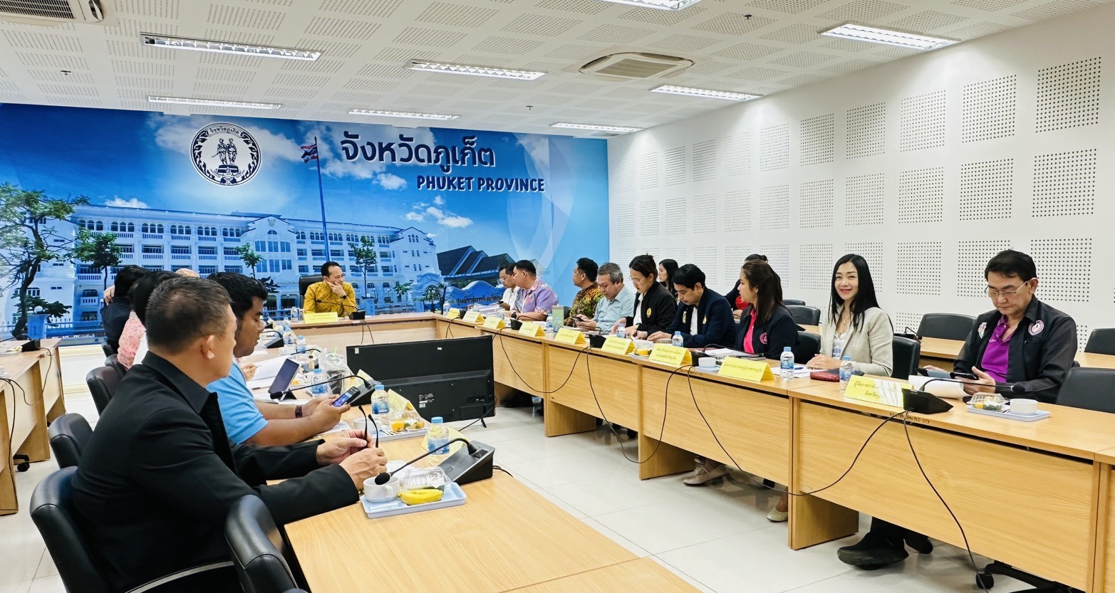 กปภ.สาขาภูเก็ต เข้าร่วมประชุมคณะกรรมการบริหารศูนย์ราชการระดับจังหวัด จังหวัดภูเก็ต