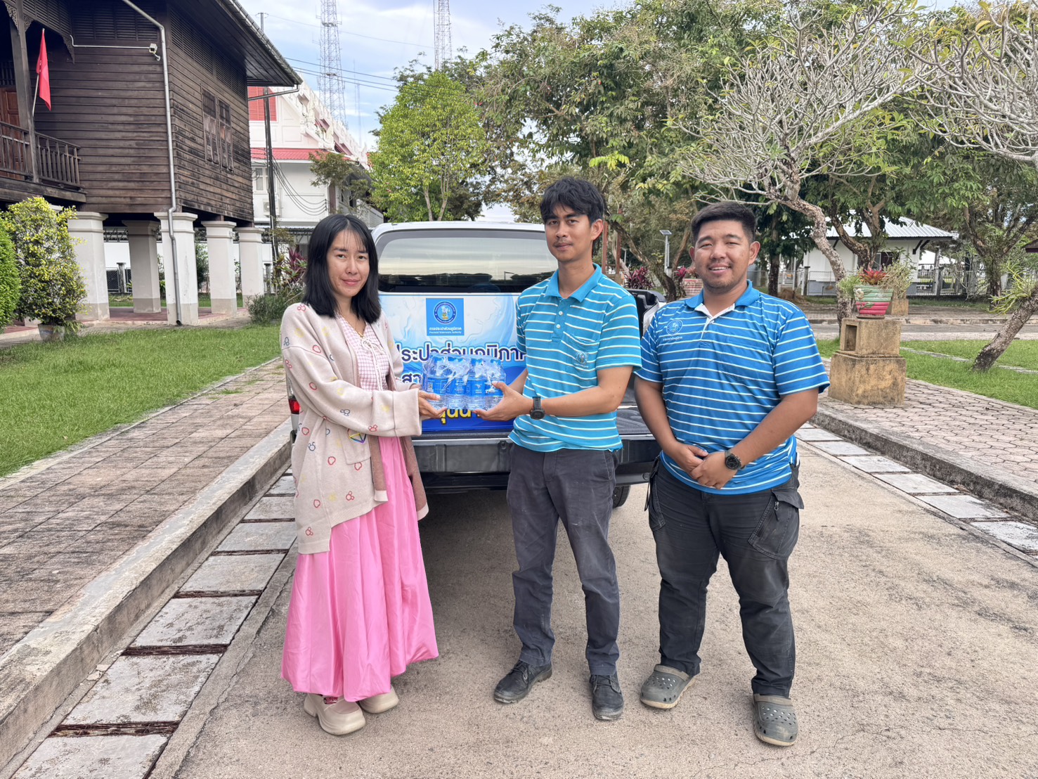 กปภ.สาขาตราดร่วมสนับสนุนน้ำดื่มตราสัญลักษณ์กปภ. ในกิจกรรม วิ่งไป เที่ยวไป กับแม่บ้านมหาดไทย ประจำปี 2568  จังหวัดตราด